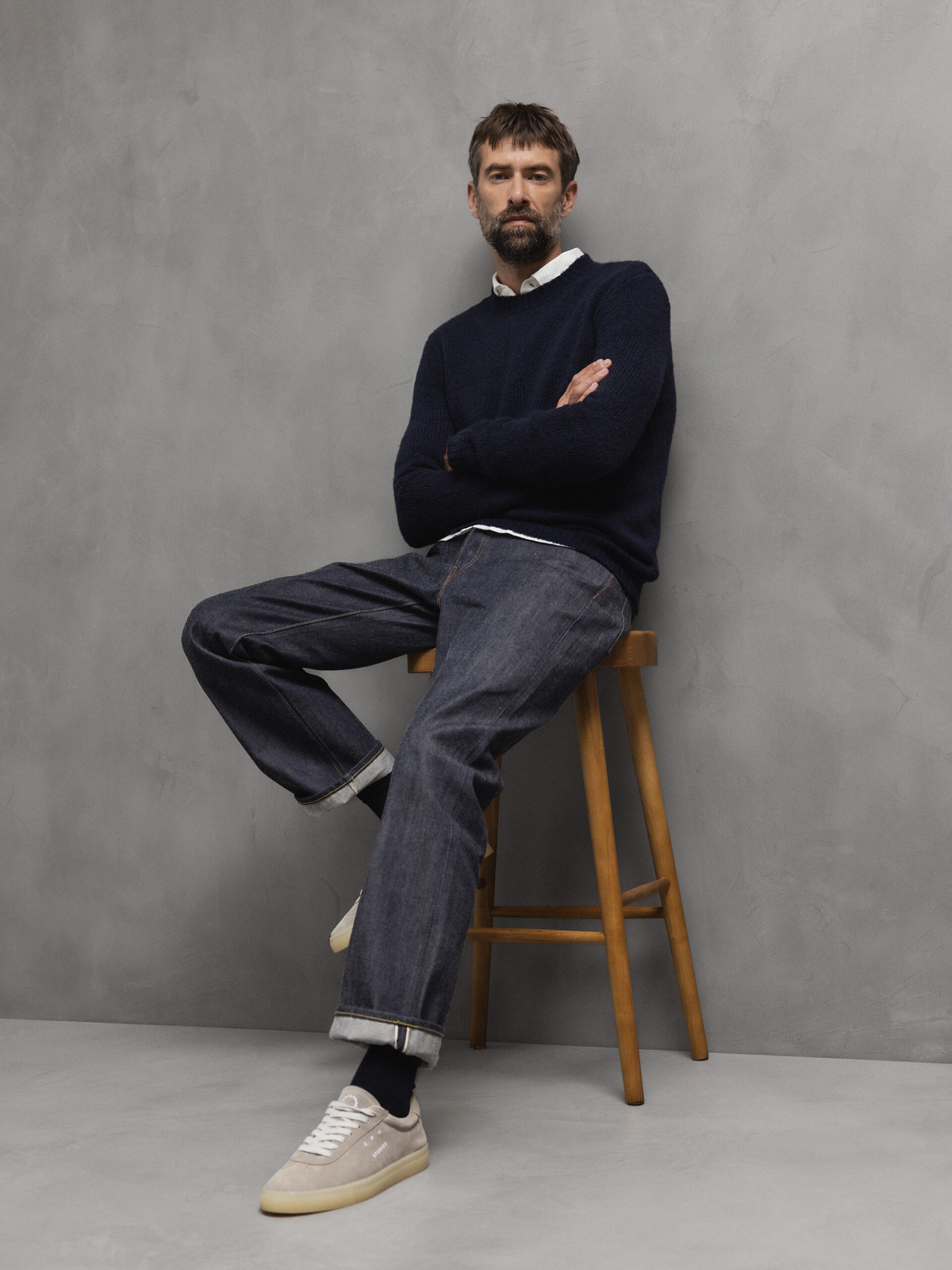 DANIELS Pullover aus Merinowolle Herren (NAVY)