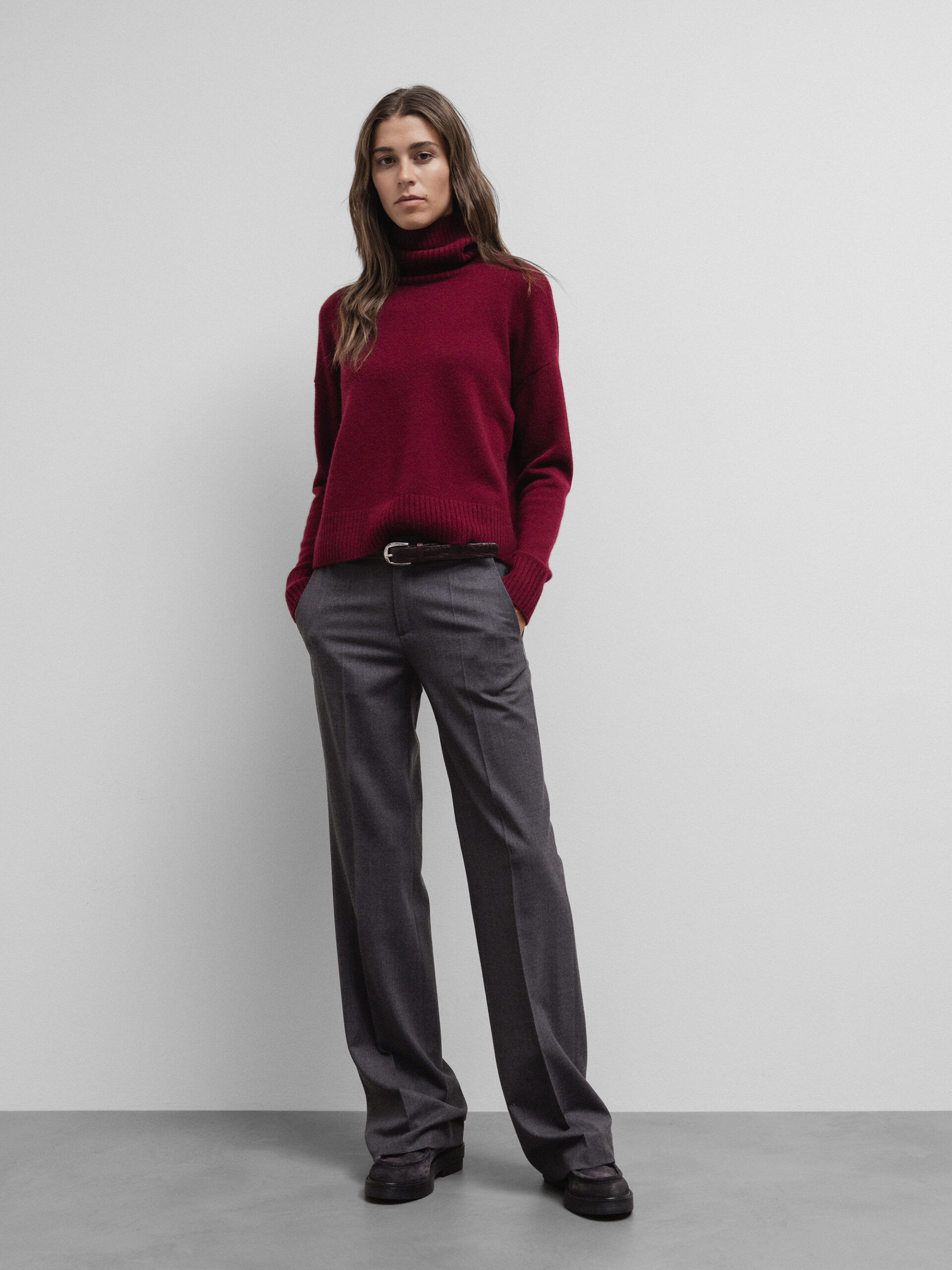 DANIELS Hose aus Schurwolle Damen (D.GRAU MEL. 0001)