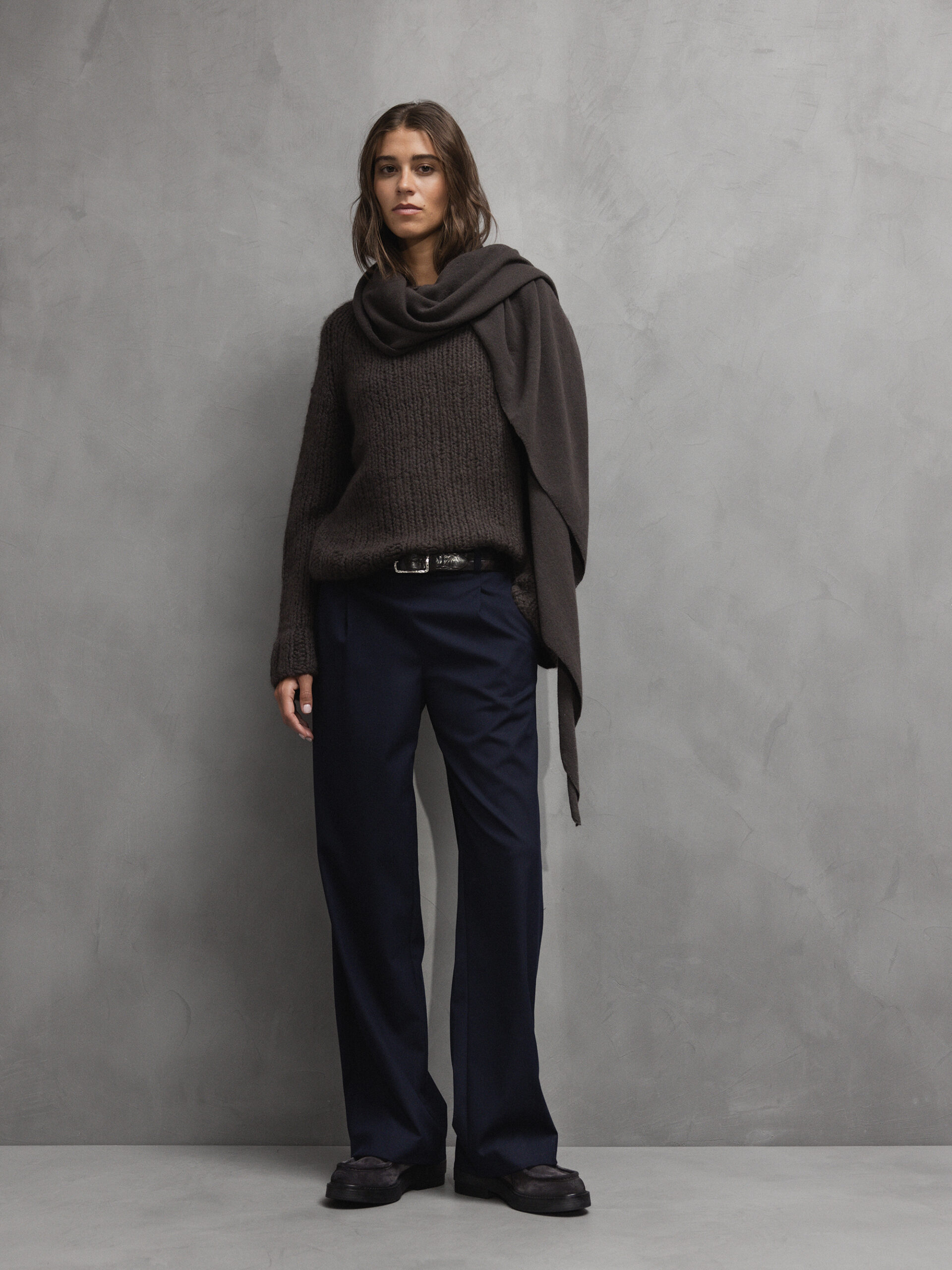 DANIELS Weite Hose Damen (NAVY A0394)