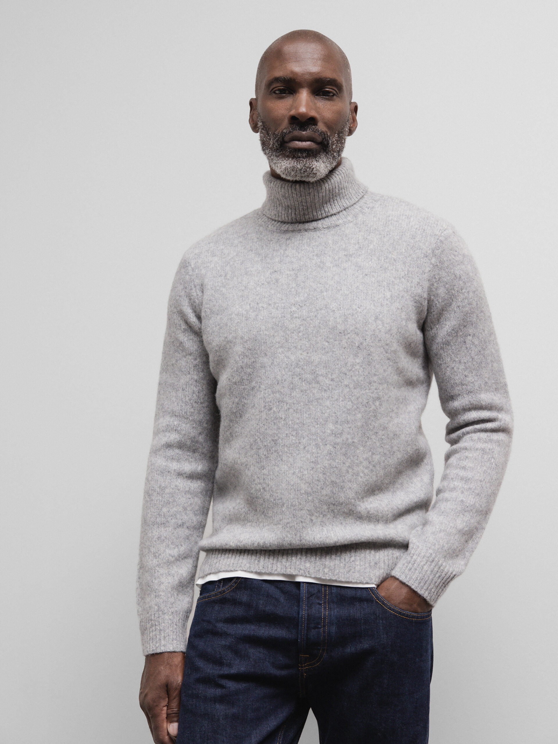 DANIELS Rollkragenpullover Herren (L.GREY MEL.5010)