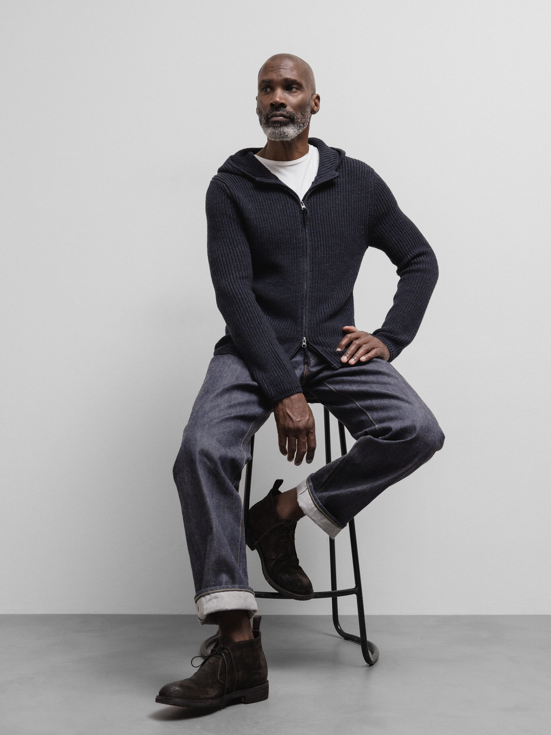 DANIELS Strickjacke aus Merinowolle Herren (ANTHRA 55066)