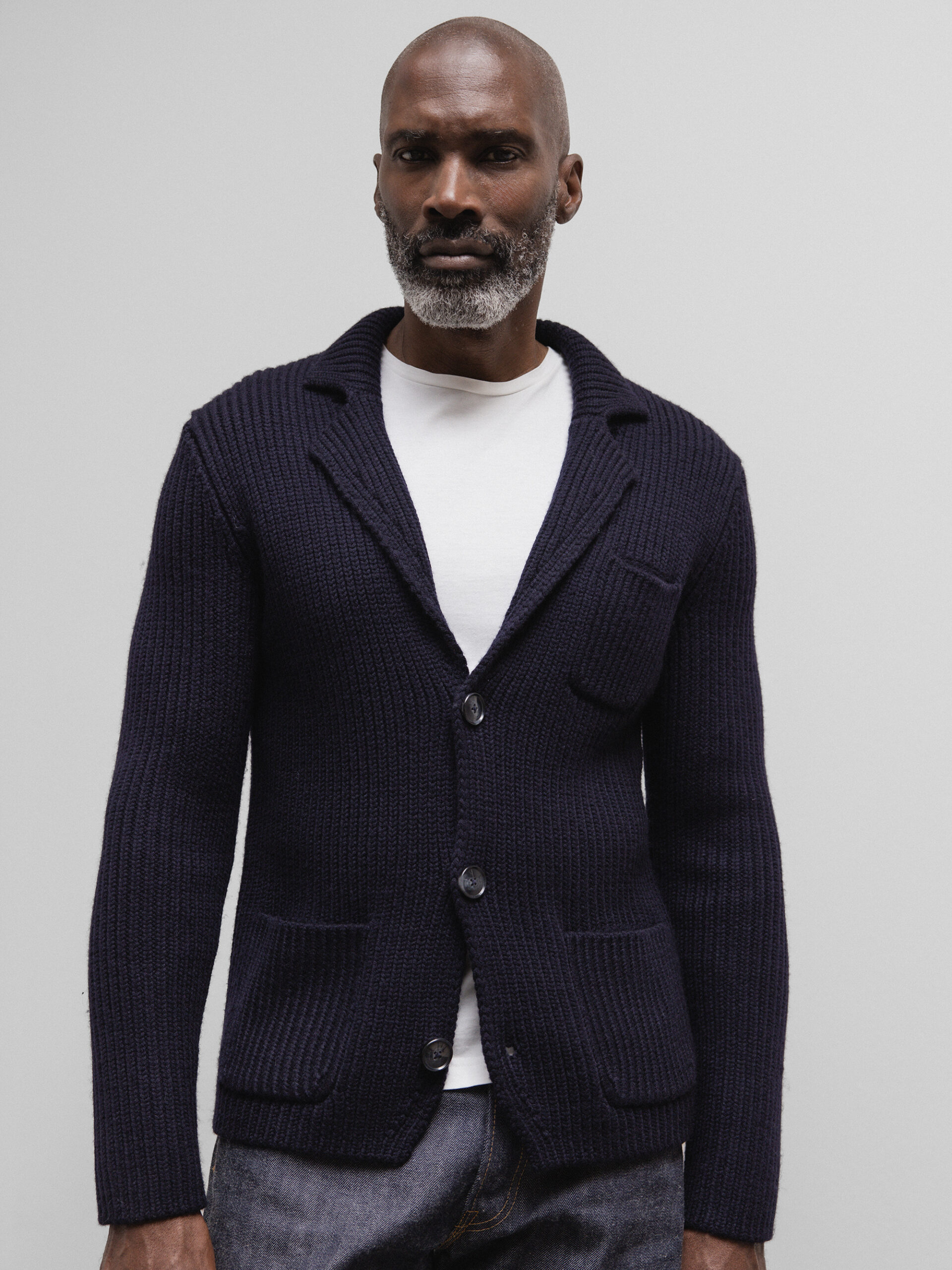 DANIELS Strickjacke aus Merinowolle Herren (NAVY 51047)
