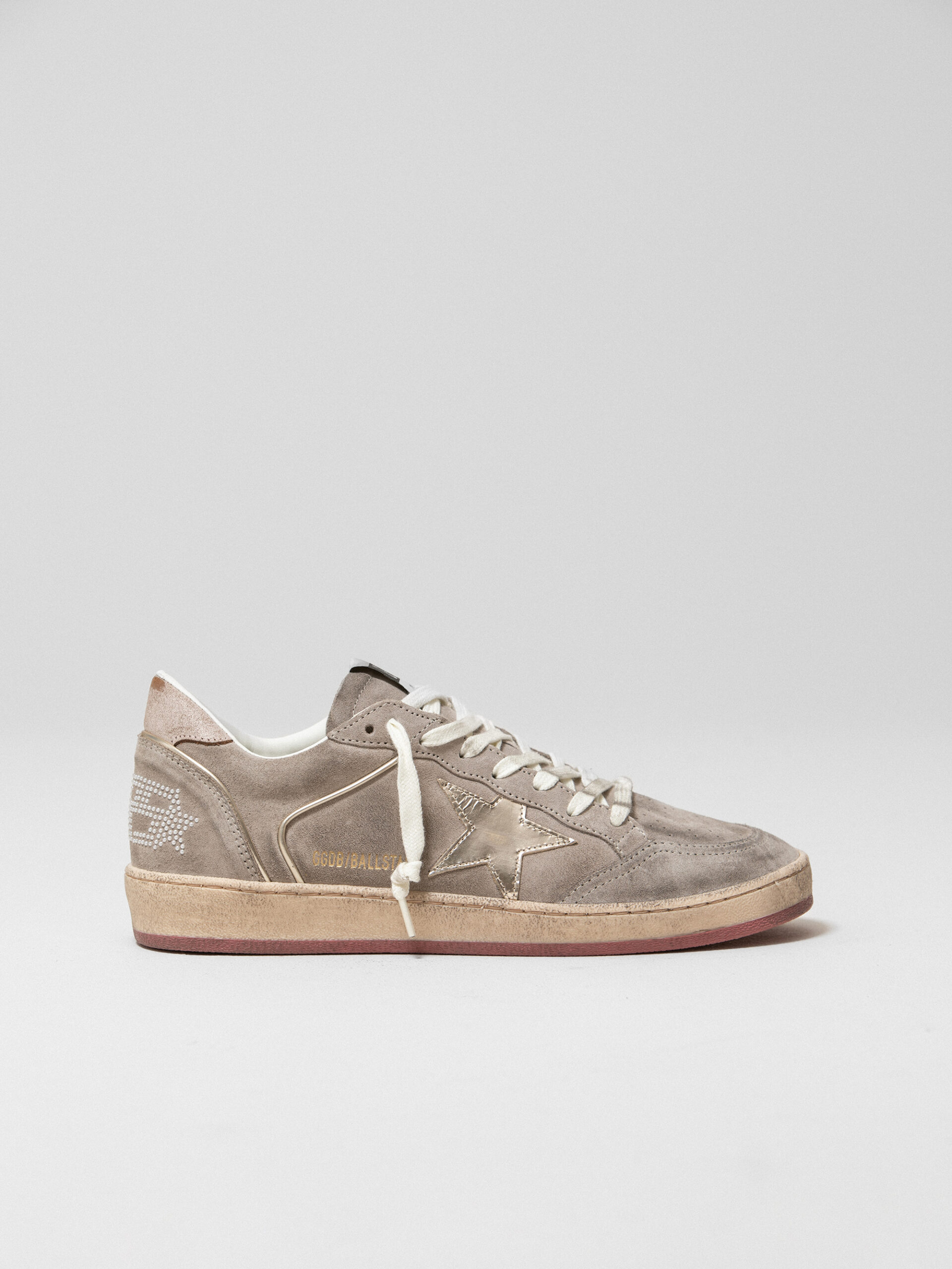 GOLDEN GOOSE Sneaker aus Veloursleder Damen (15777 TAUPE)