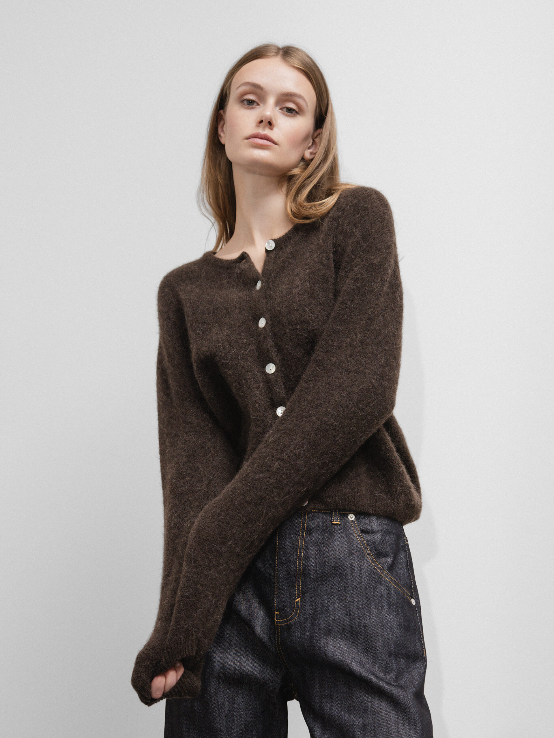 AMERICAN VINTAGE Strickjacke Damen (D.BRAUN)