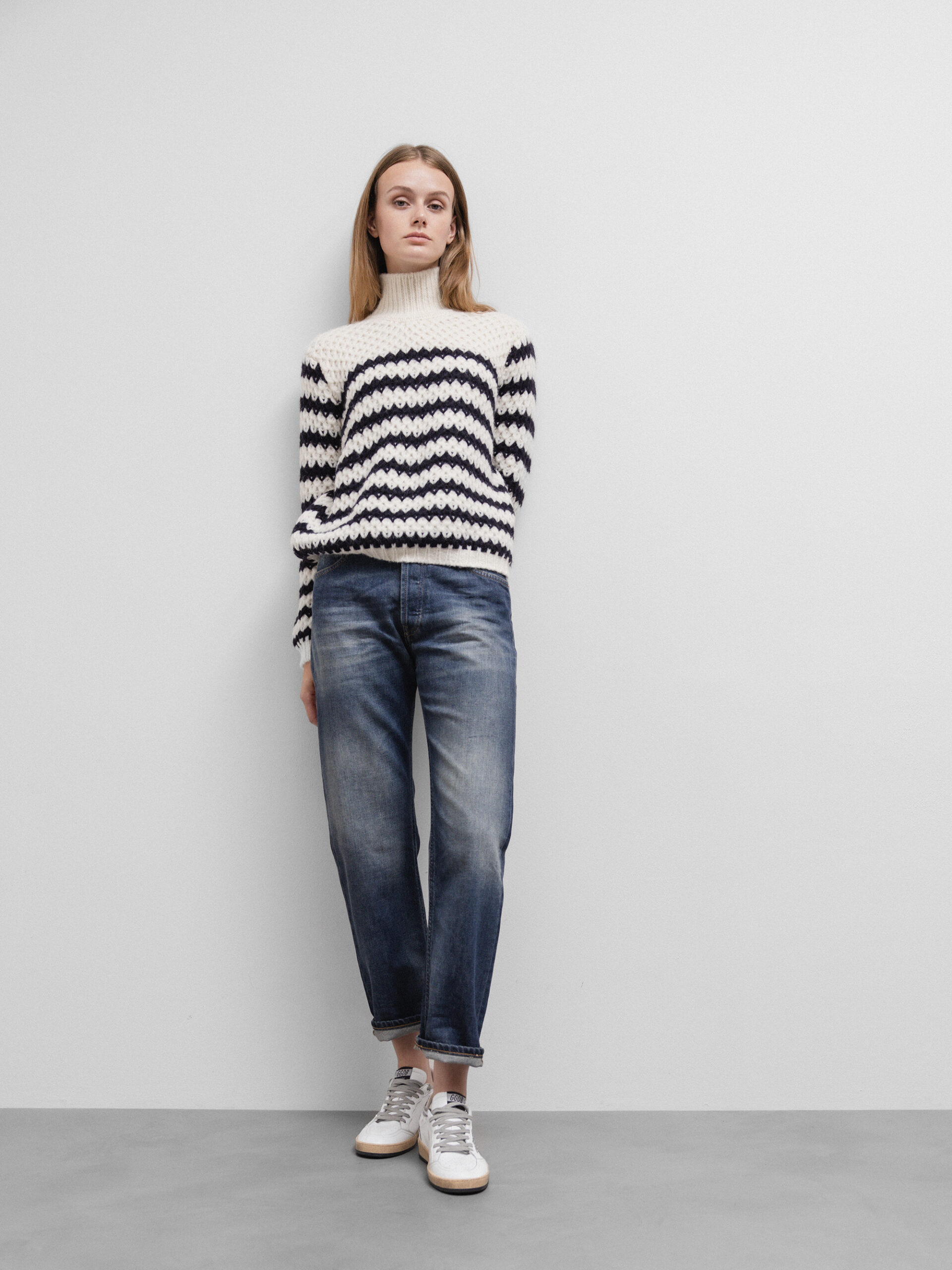 DONDUP Regular Fit Jeans Damen (800 BLUE S.W.)
