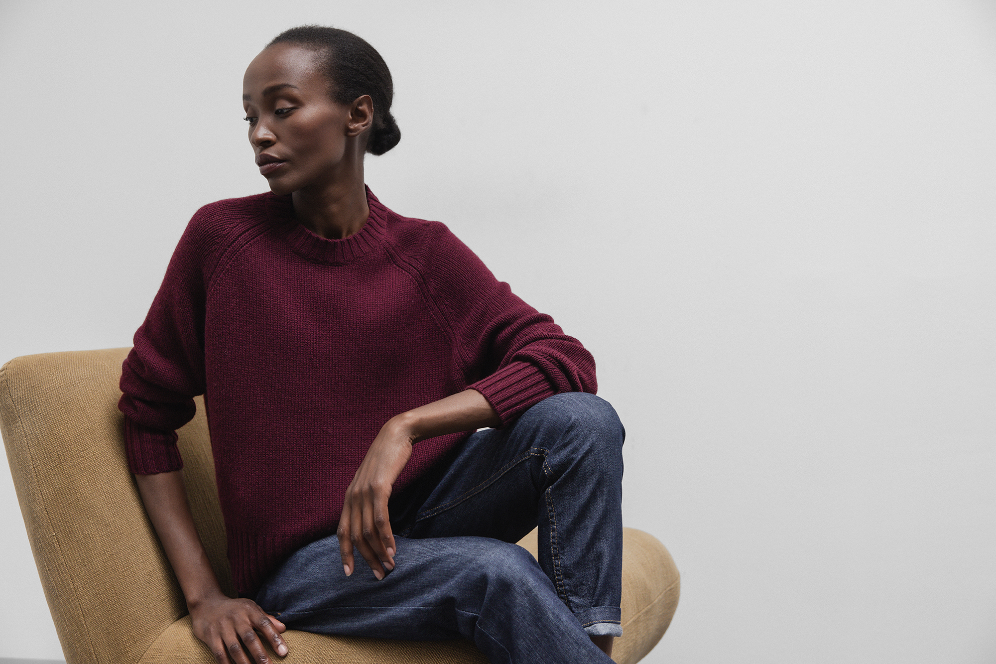 ALLUDE Pullover aus Schurwolle Damen (68 WINE)