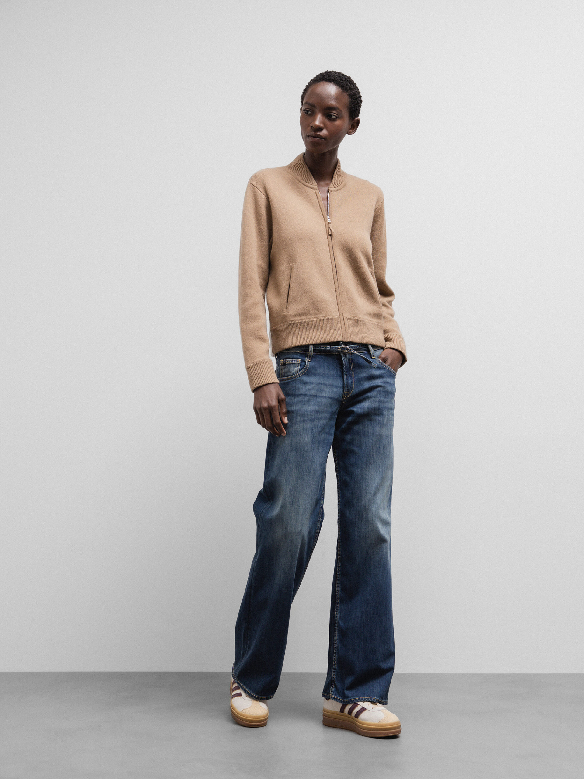 LE TEMPS DES CERISES Wide Leg Jeans Damen (3001 NIGHT WASH)