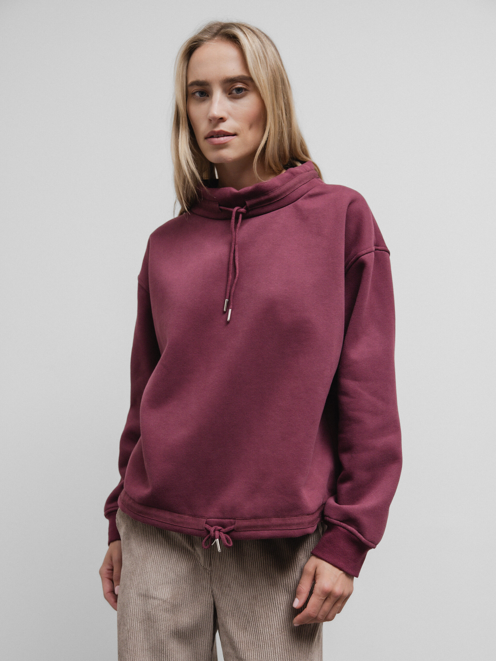 JC SOPHIE Sweatshirt Damen (369 BURGUNDY)