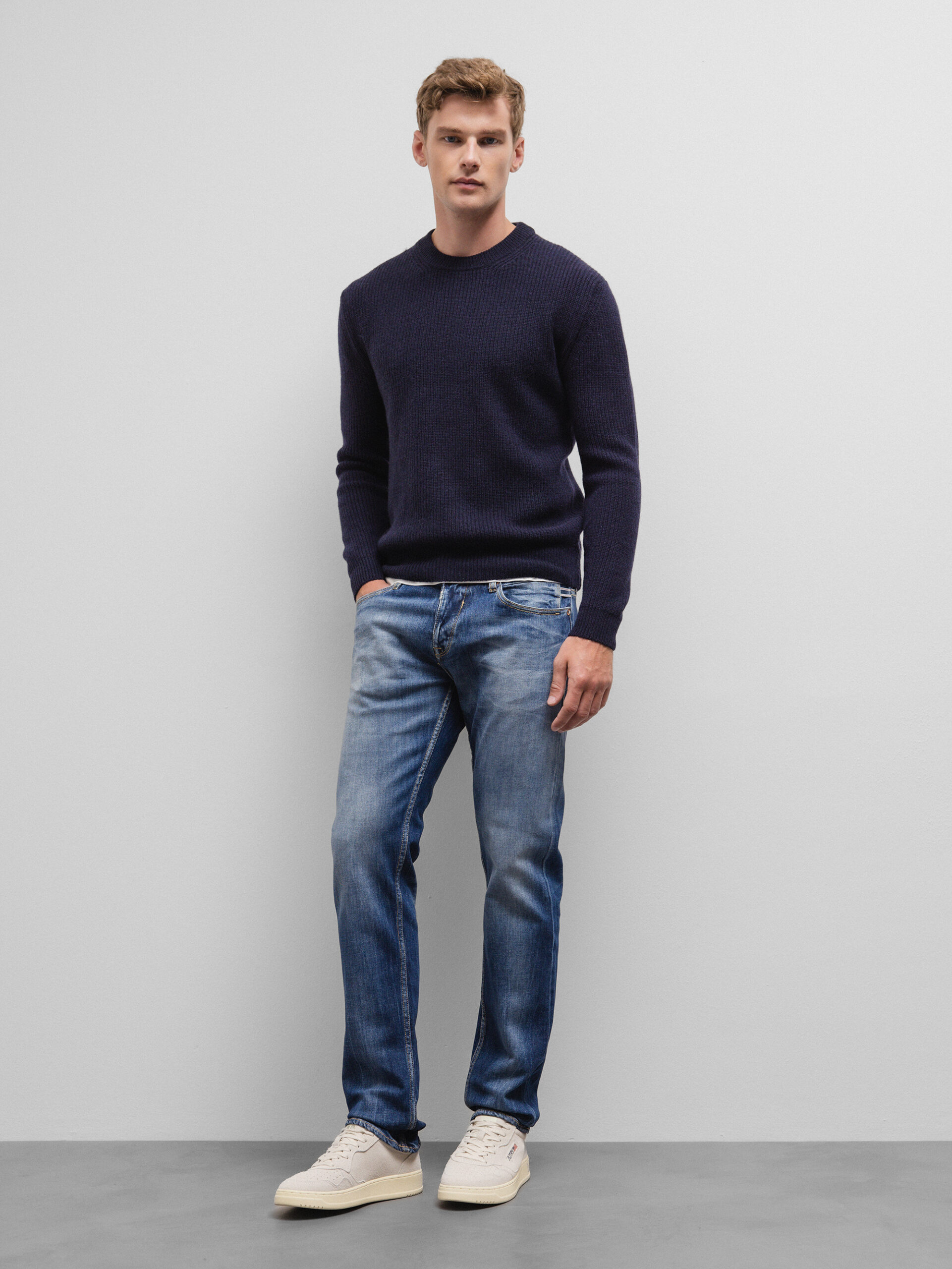 LE TEMPS DES CERISES Straight Leg Jeans Herren (DK BLUE USED)