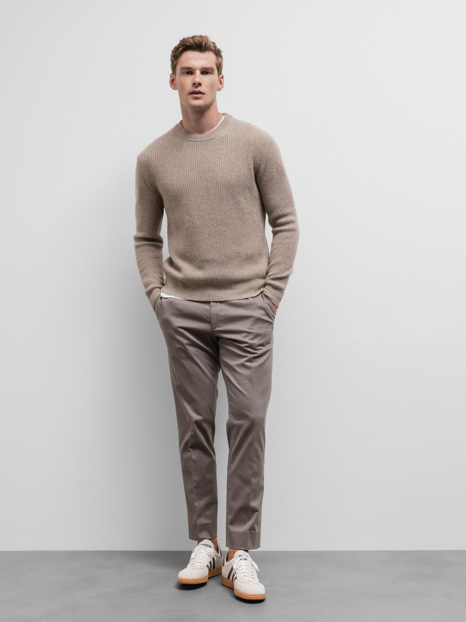 GTA Chinohose aus Baumwolle Herren (463 TAUPE)