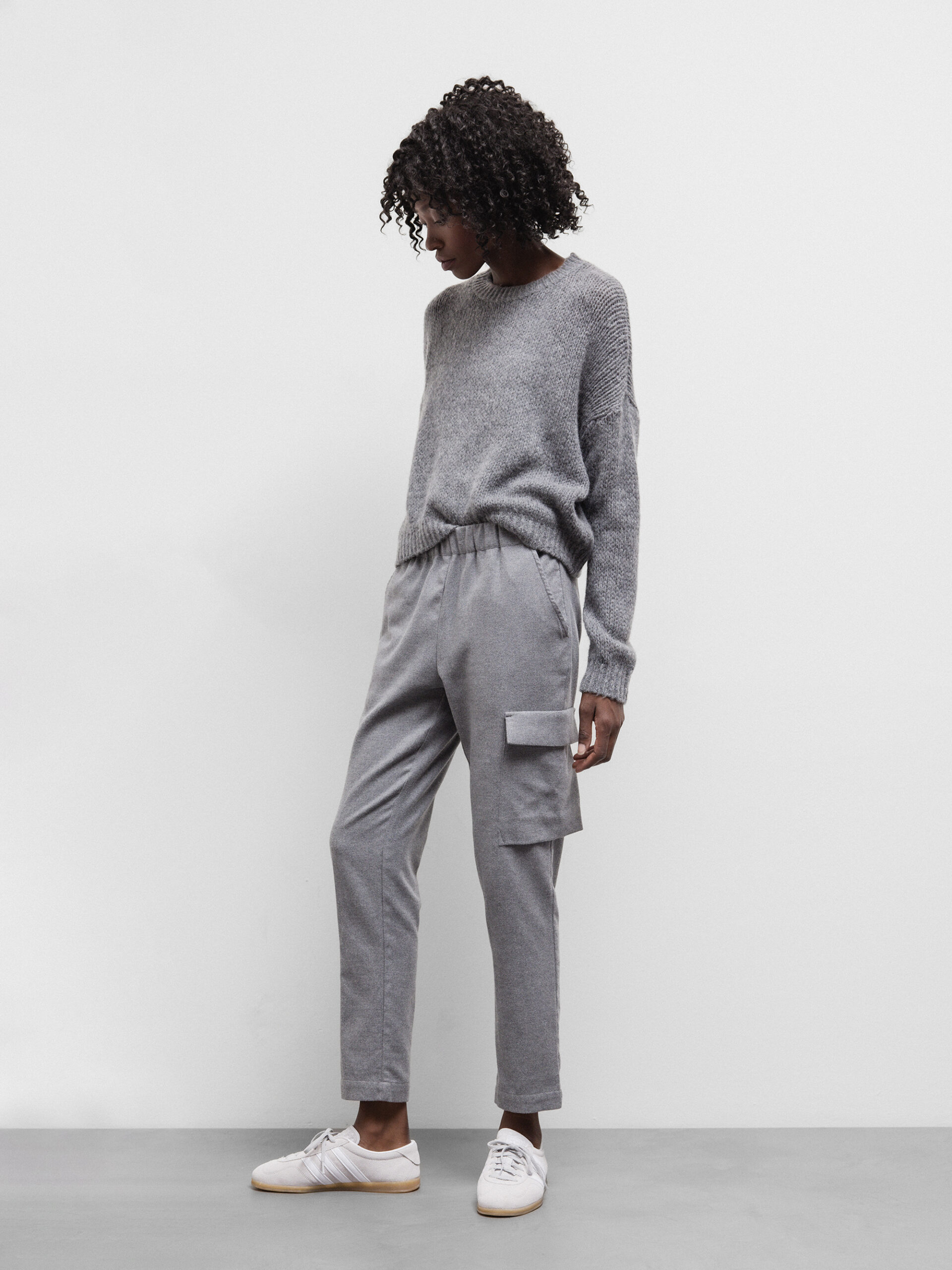 DANIELS Hose aus Baumwolle Damen (GRAU 3001)