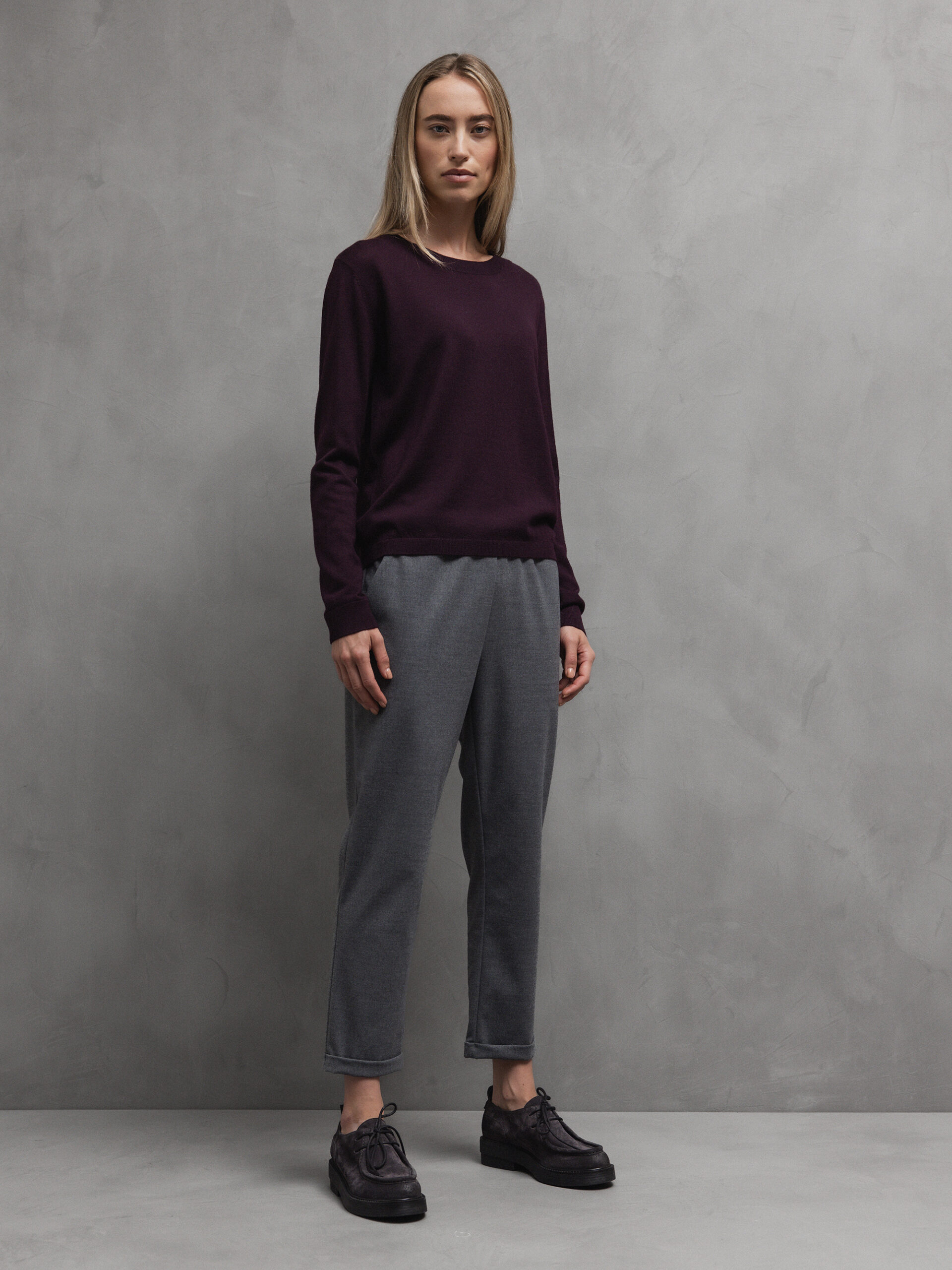 DANIELS Pullover aus Merinowolle Damen (BORDEAUX 141493)