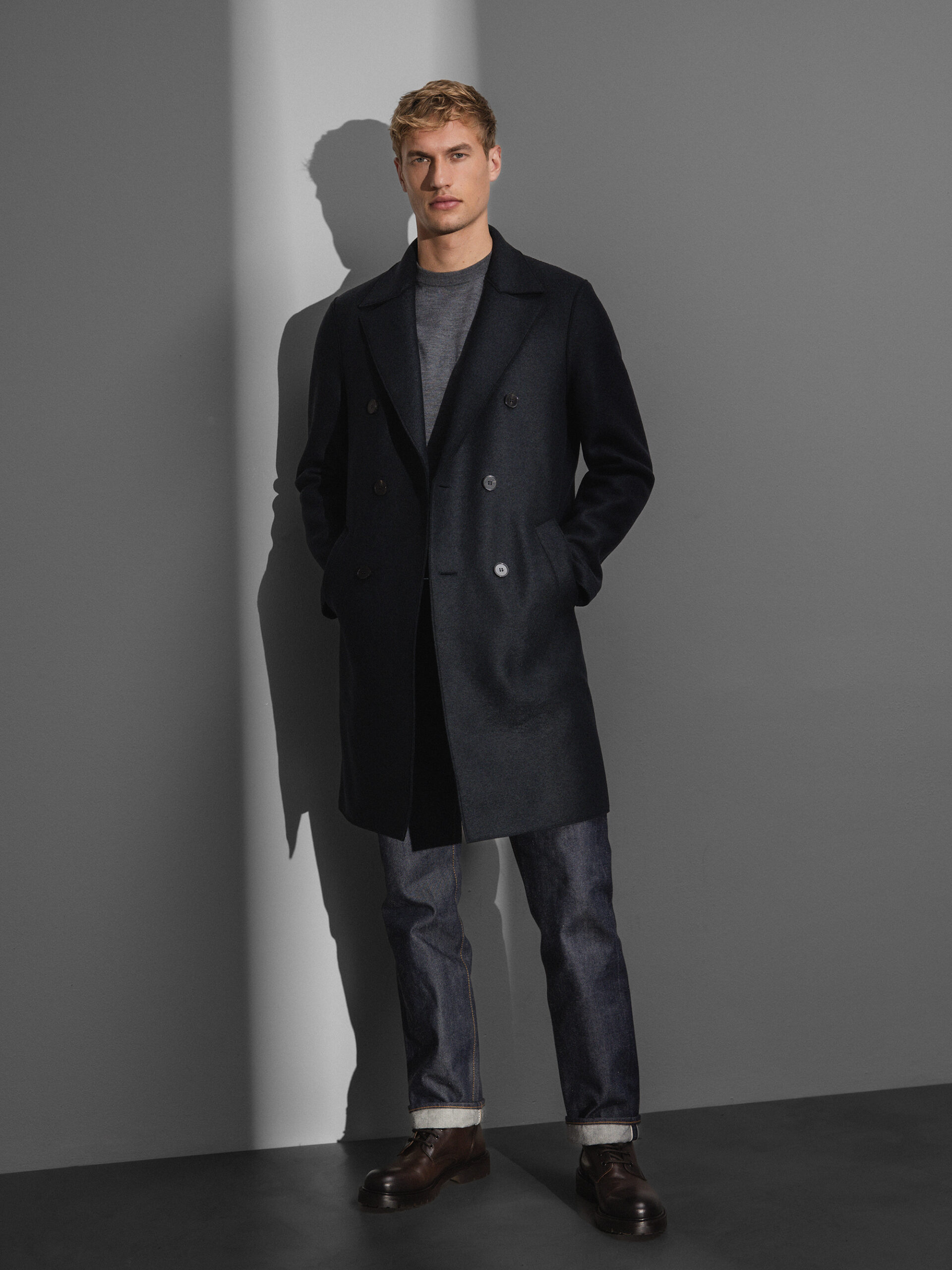 HARRIS WHARF LONDON Mantel Herren (359 D BLUE)