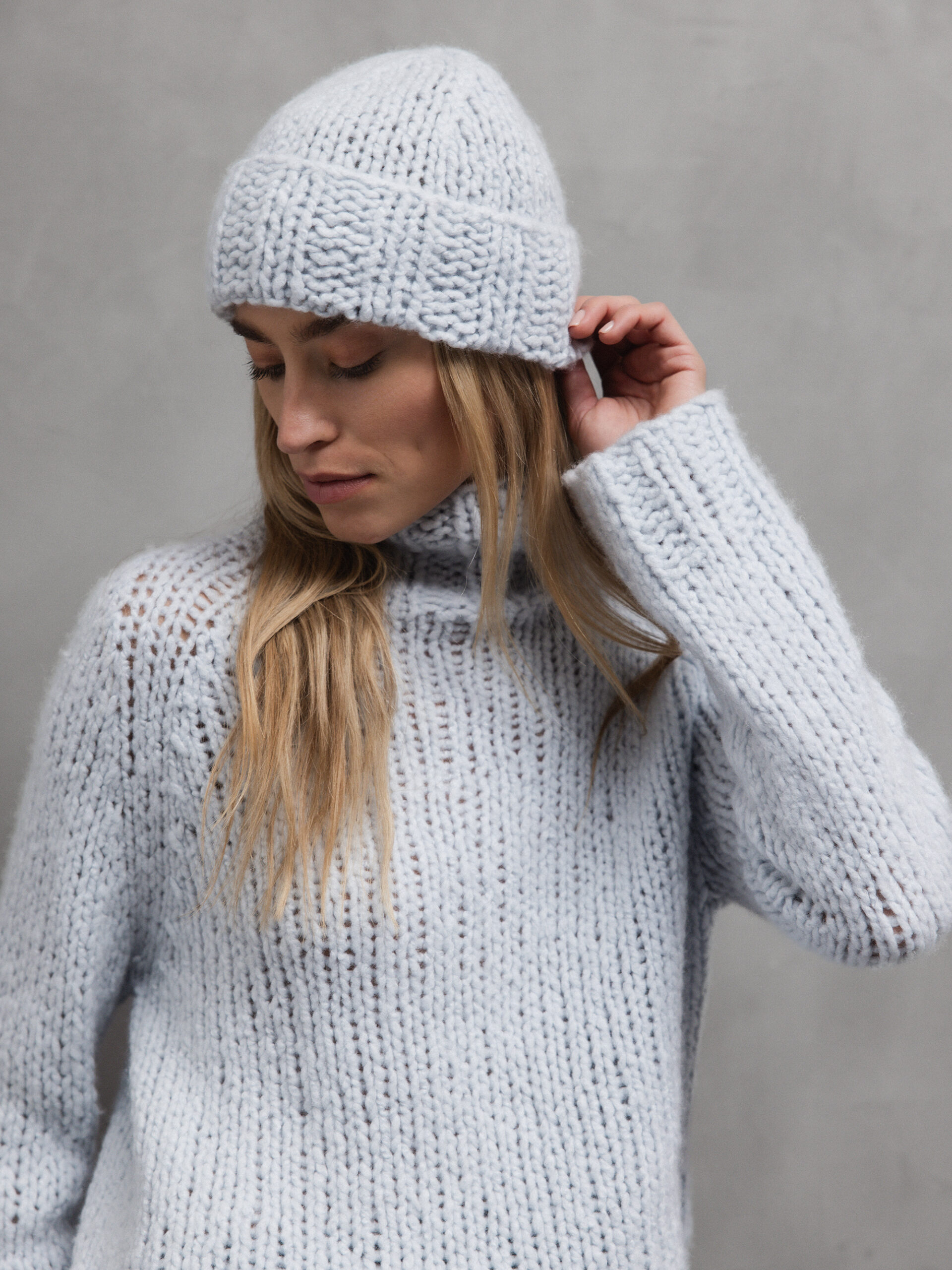 DANIELS Mütze aus Cashmere Damen (H.BLAU)