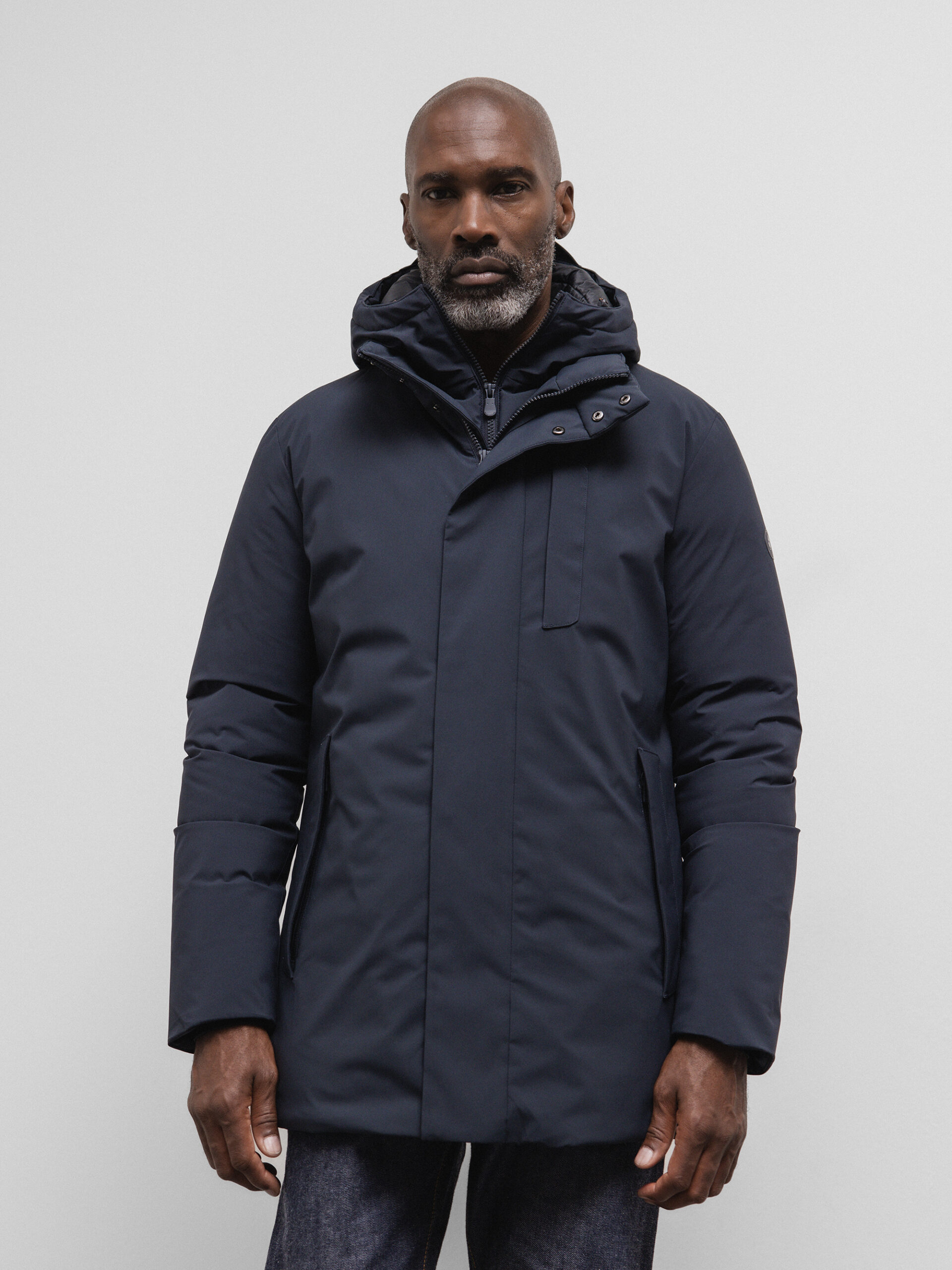 SAVE THE DUCK Parka Herren (90010 BLUE BLACK)