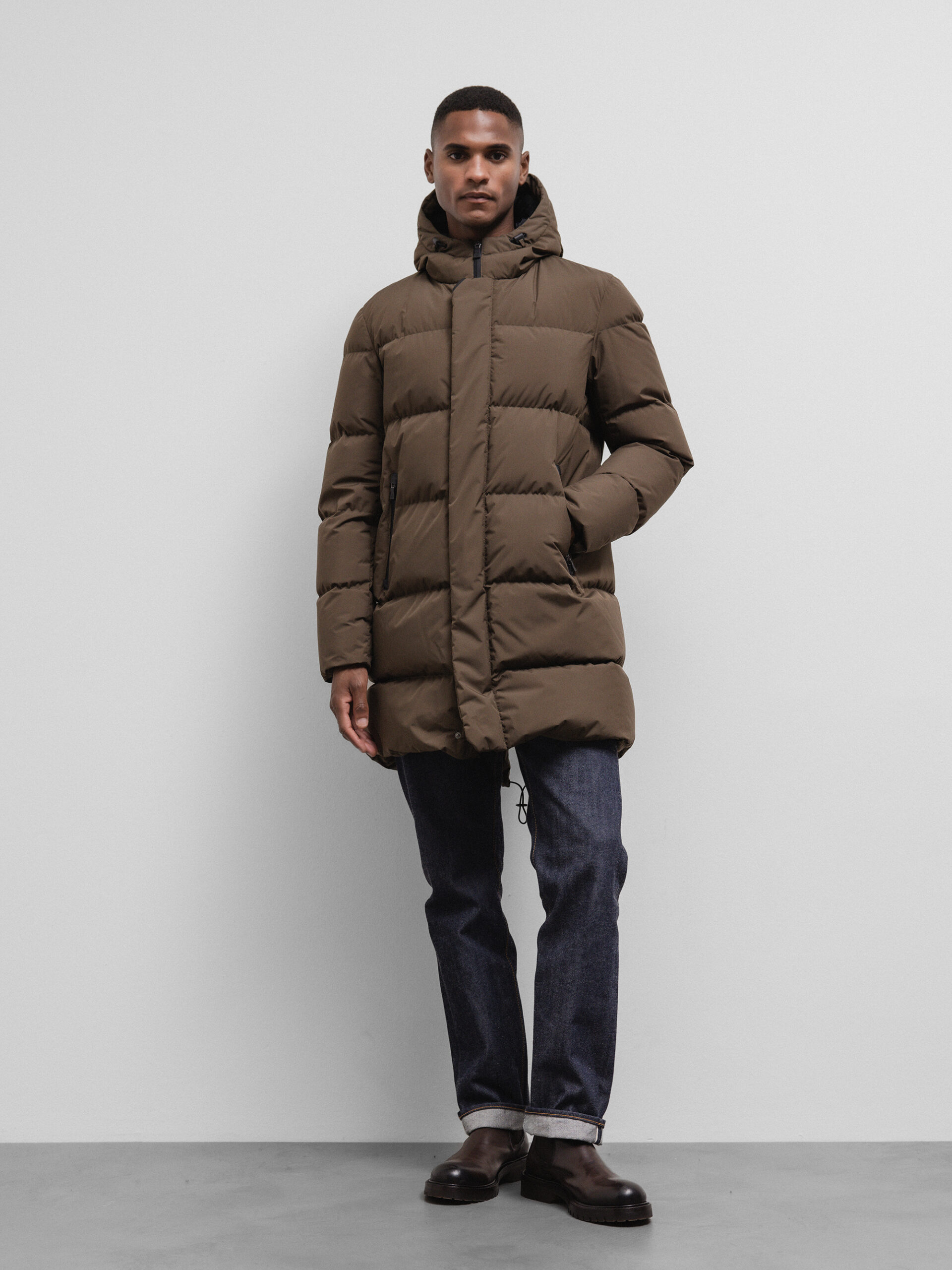 HERNO Daunenparka Herren (7400 OLIV)