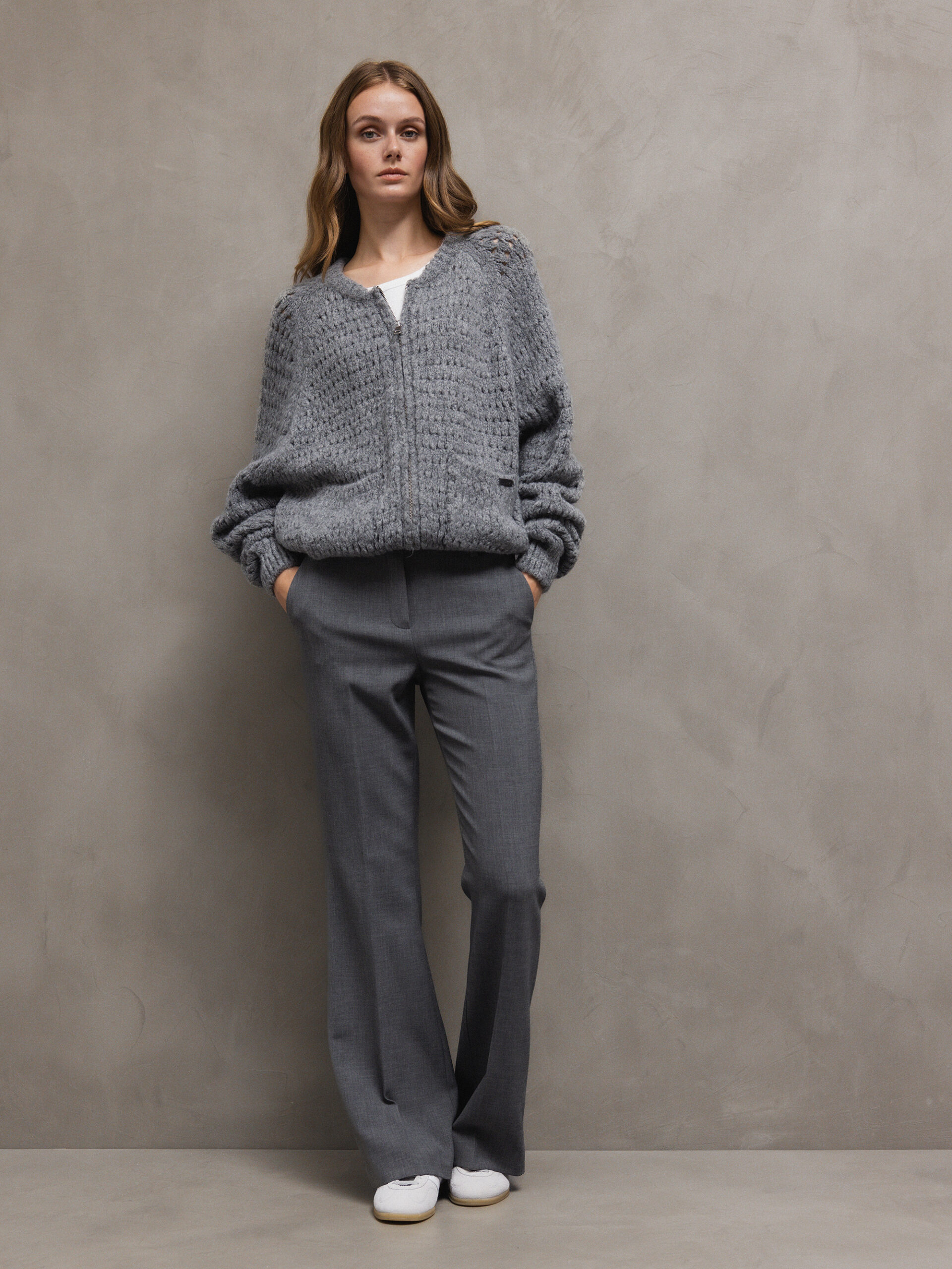 SEDUCTIVE Weite Hose Damen (960 GREY)