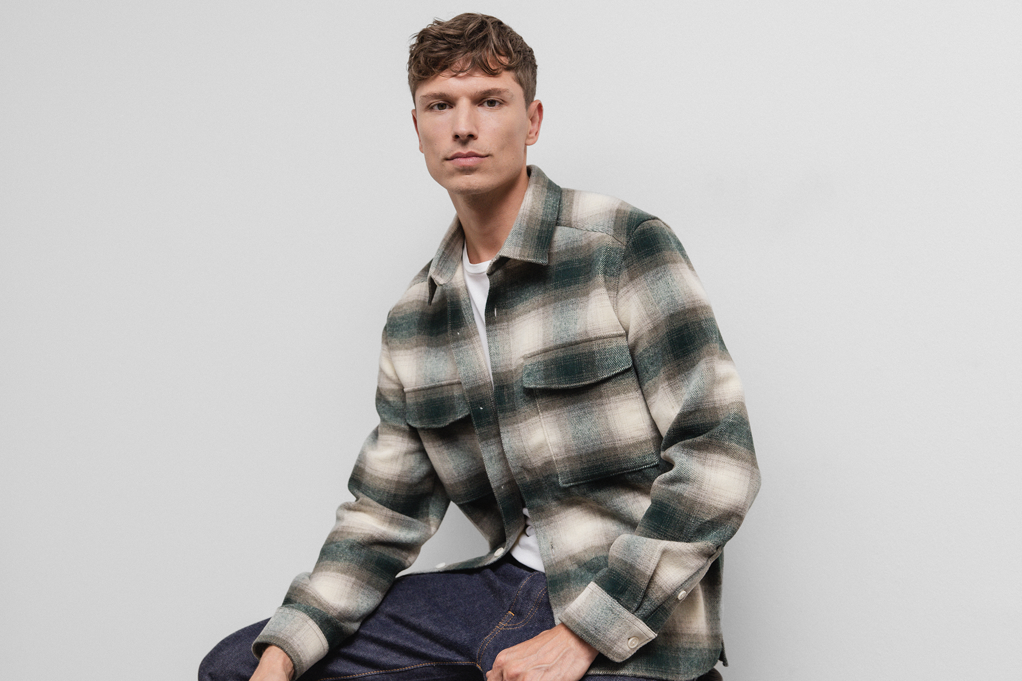 DRYKORN Flanellhemd Herren (2212 OLIV KARO)