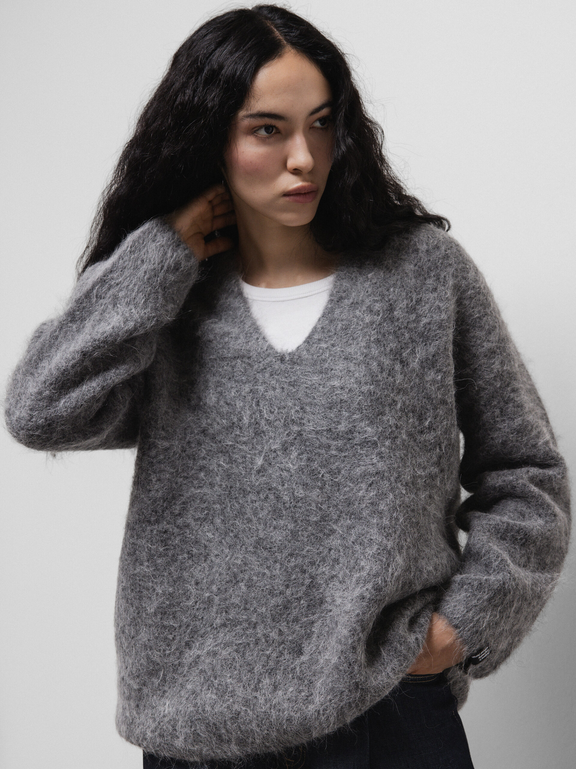 10 DAYS Pullover aus Alpakawolle Damen (4002 ANTHRA MEL)