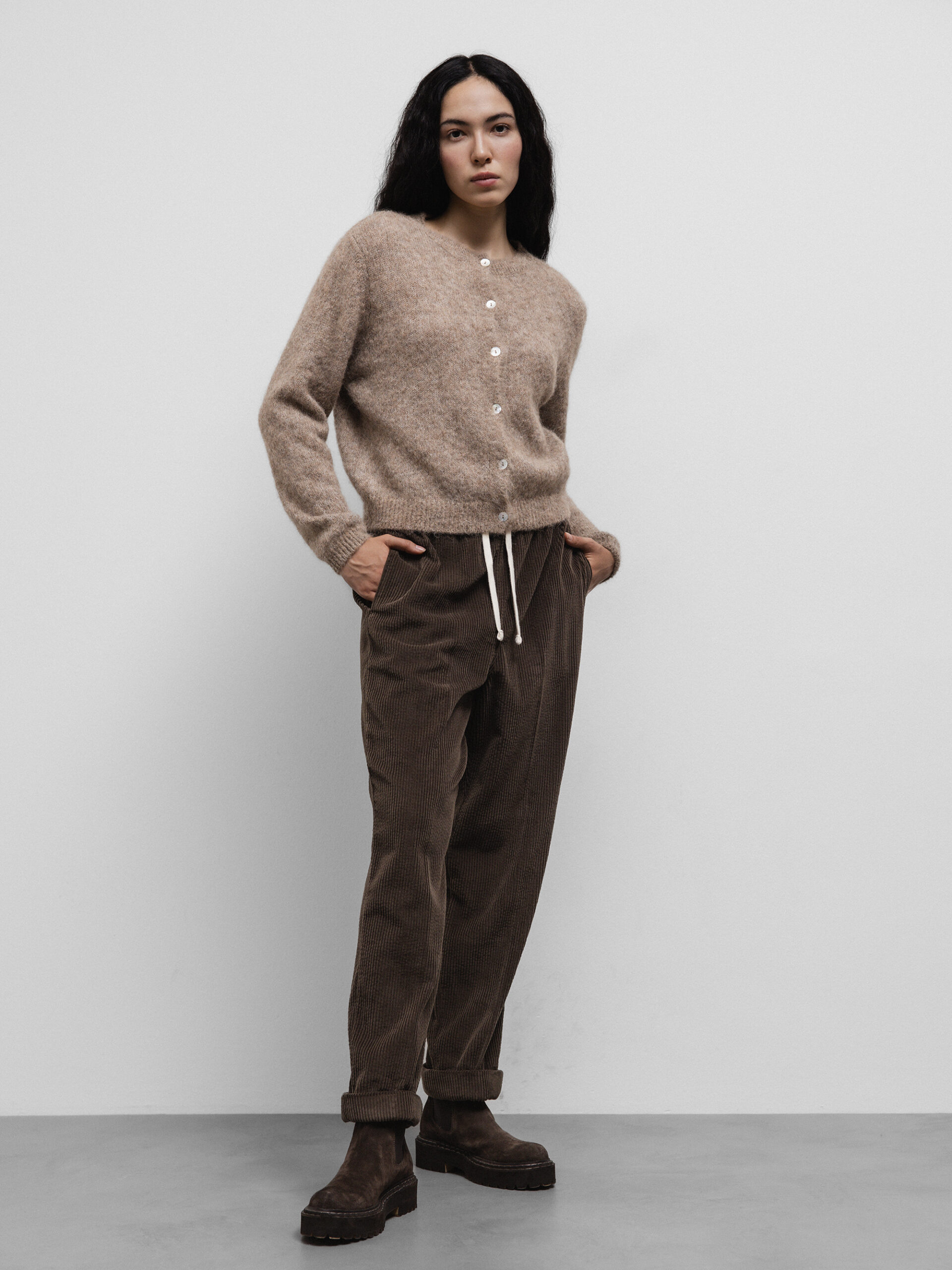 AMERICAN VINTAGE Lässige Cordhose Damen (D.BRAUN)