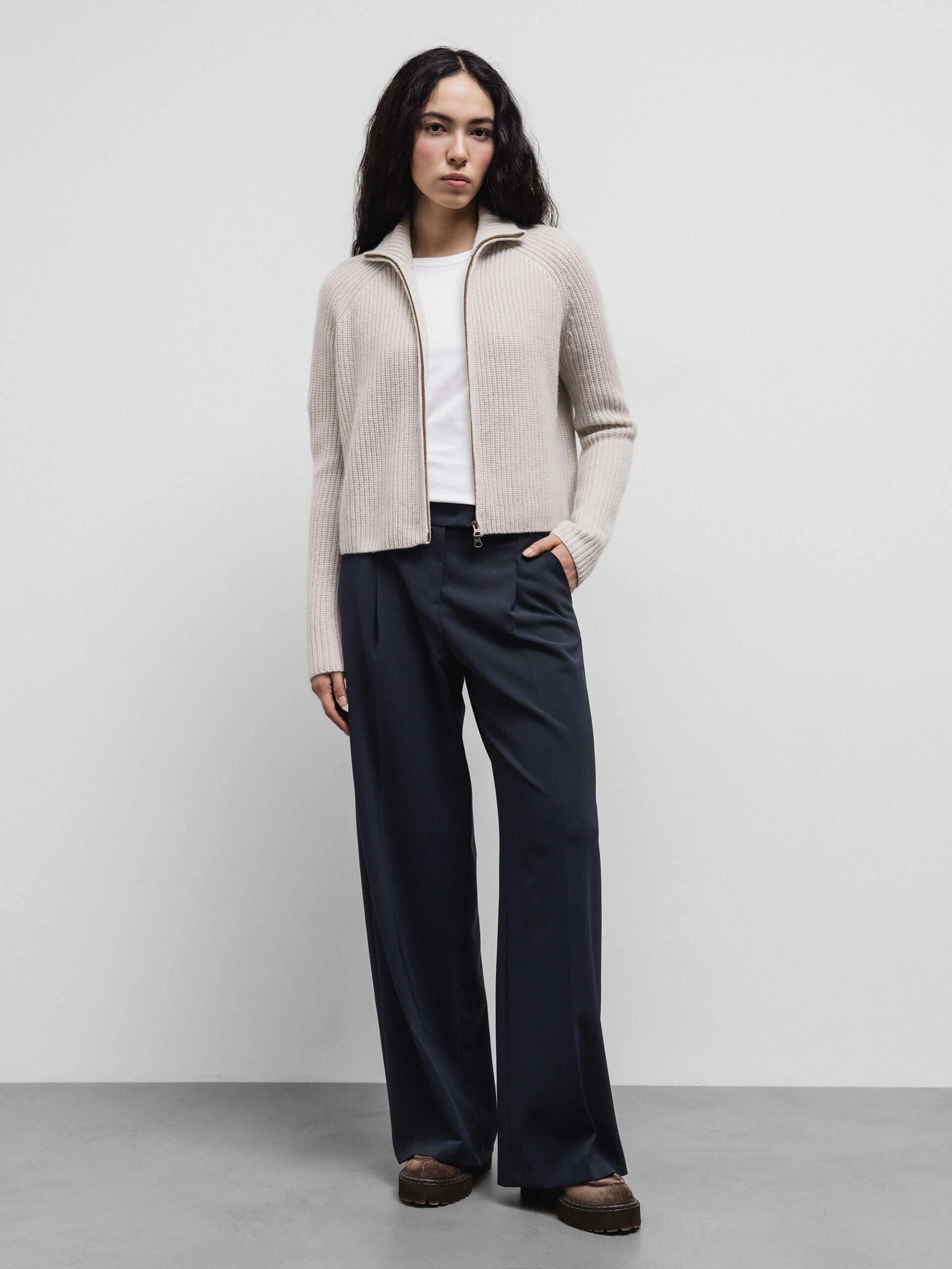 SEDUCTIVE Weite Hose Damen (890 NAVY BLUE)