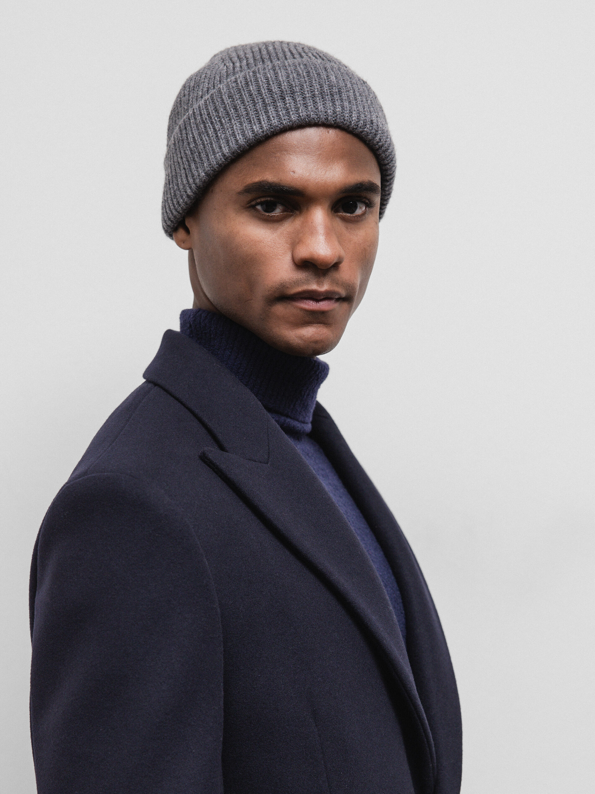 DANIELS Mütze aus Wolle Herren (D.GREY 19047)