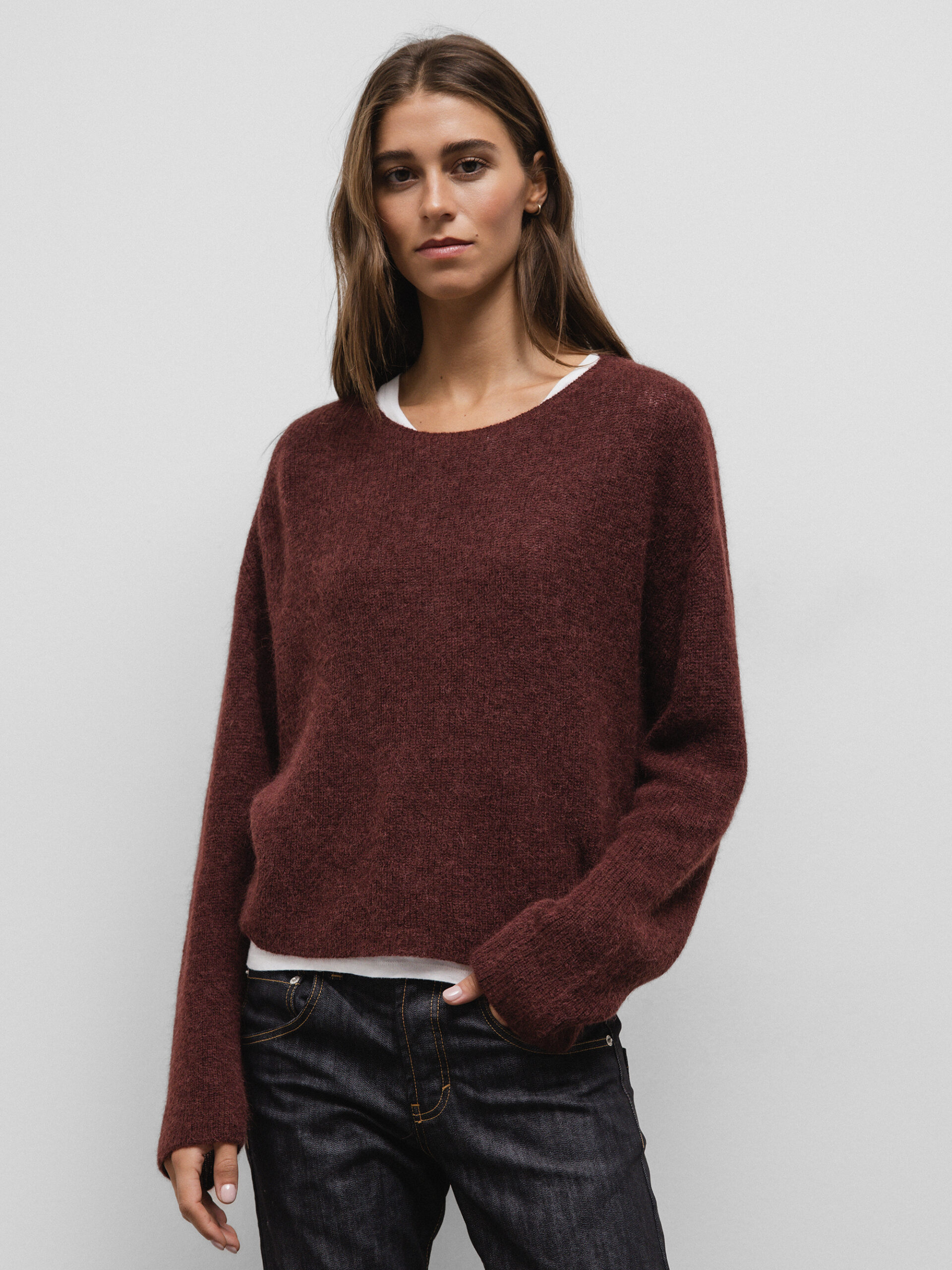 DRYKORN Pullover Damen (5011 BORDEAUX)