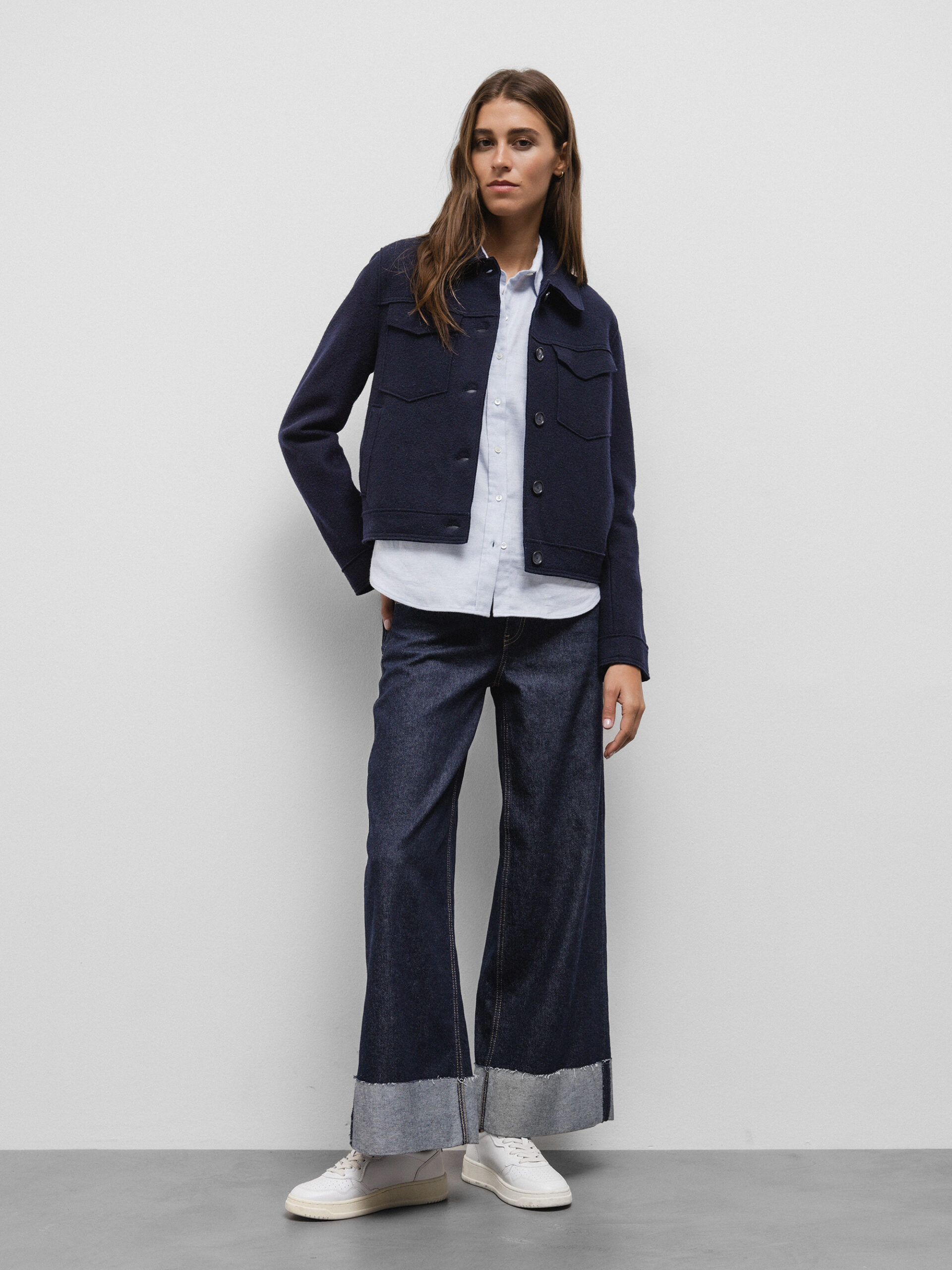 DANIELS Wolljacke Damen (NAVY 5085)