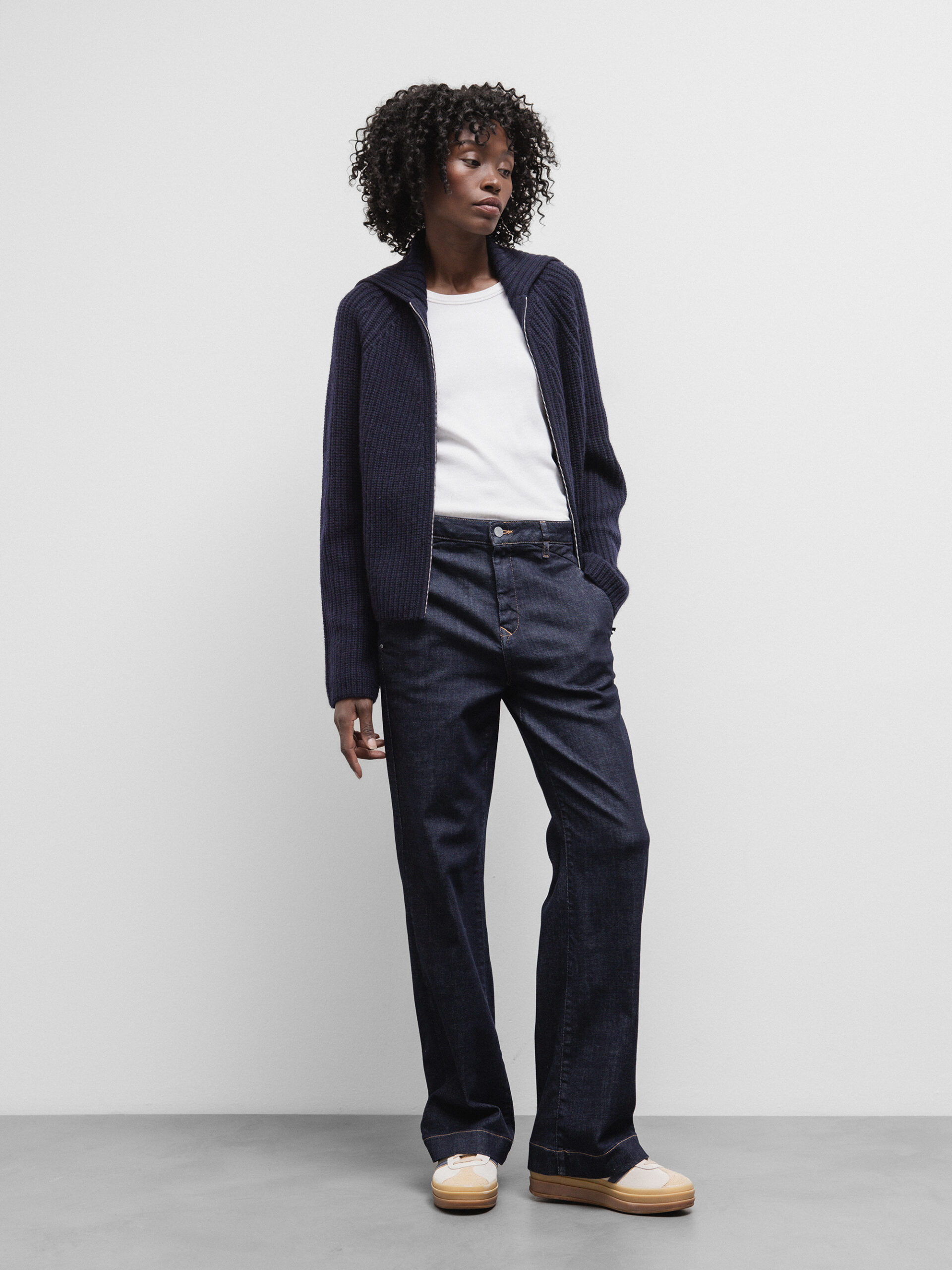 DAWN Flared Jeans Damen (203 RAW BLUE)