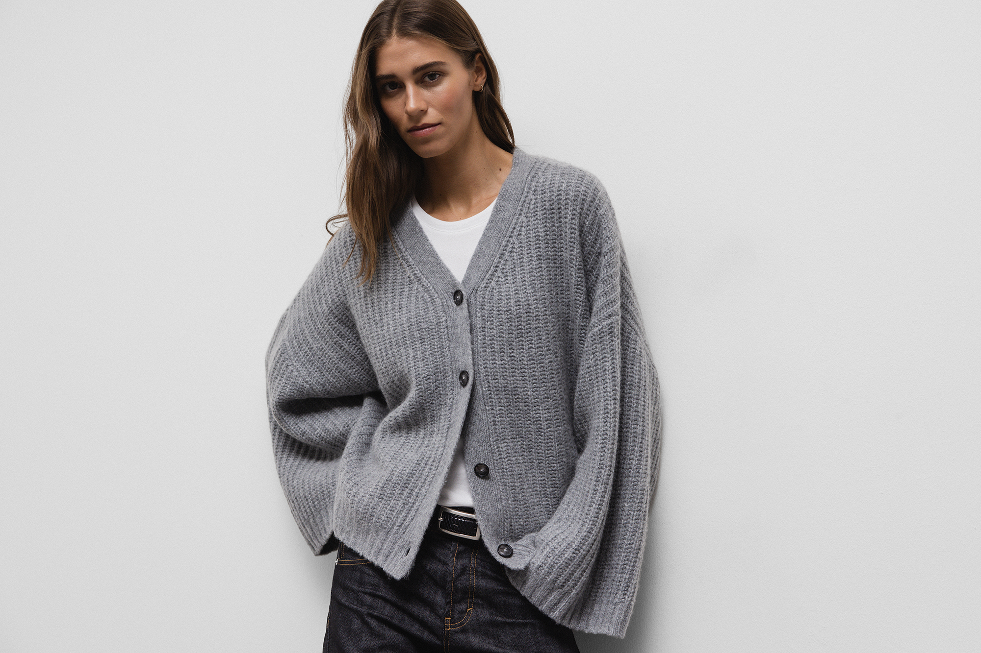 DANIELS Strickjacke aus Merinowolle Damen (FLANEL E5929)