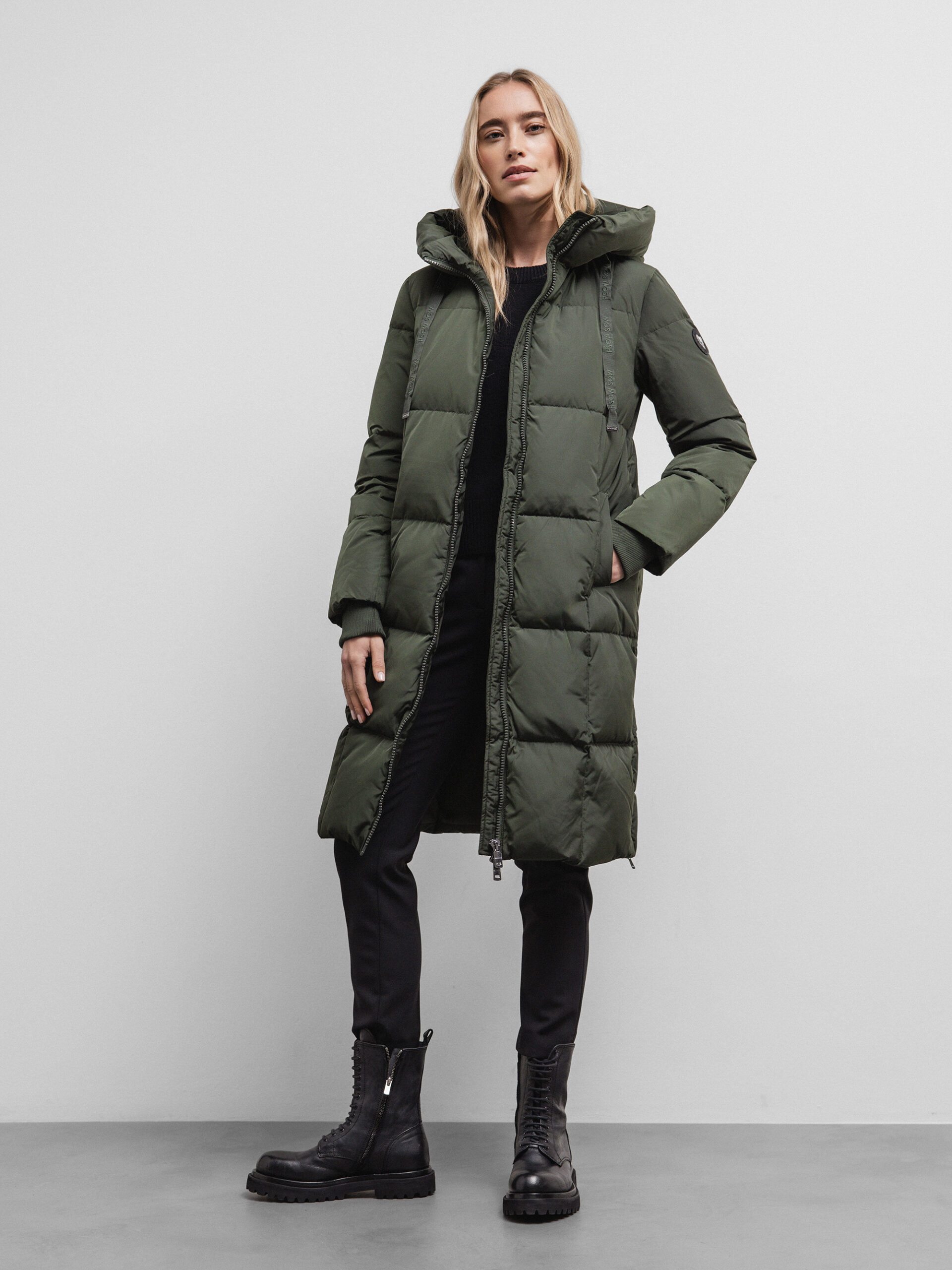 MOS MOSH Daunenmantel Damen (565 DK GRÜN)