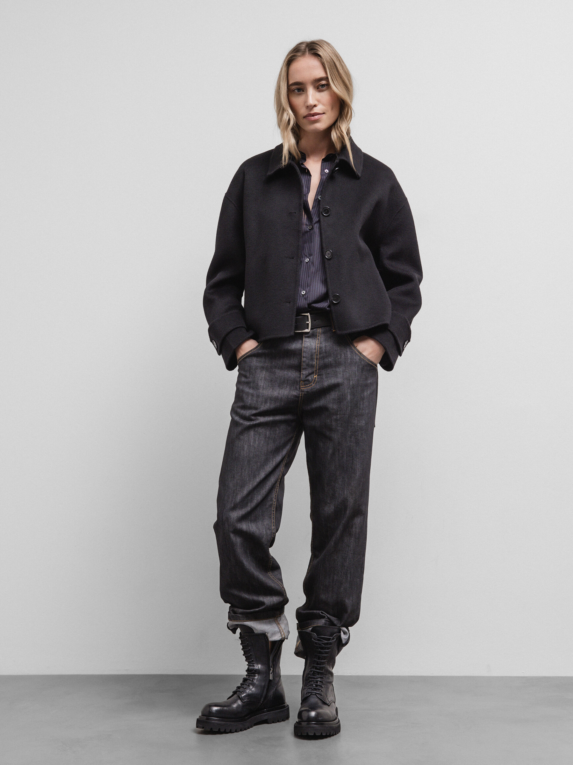 DANIELS Wolljacke Damen (BLACK)
