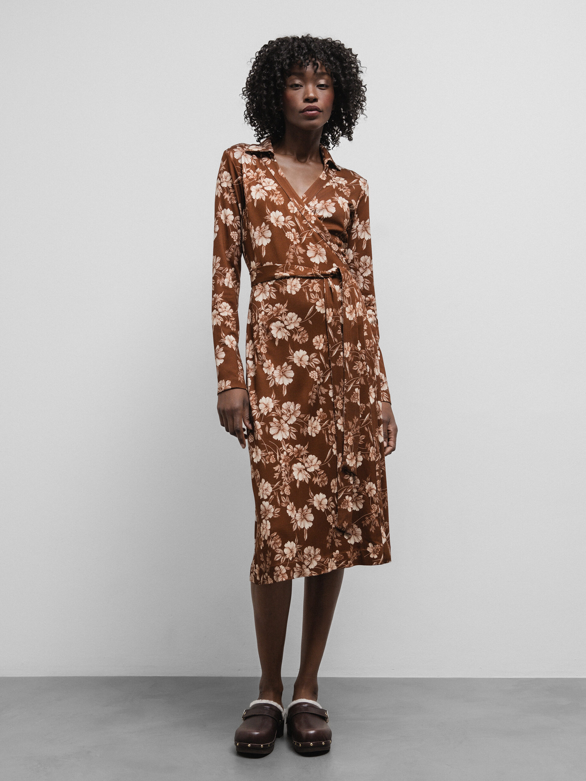 CALIBAN Wickelkleid Damen (FR2 SZ NATUR)