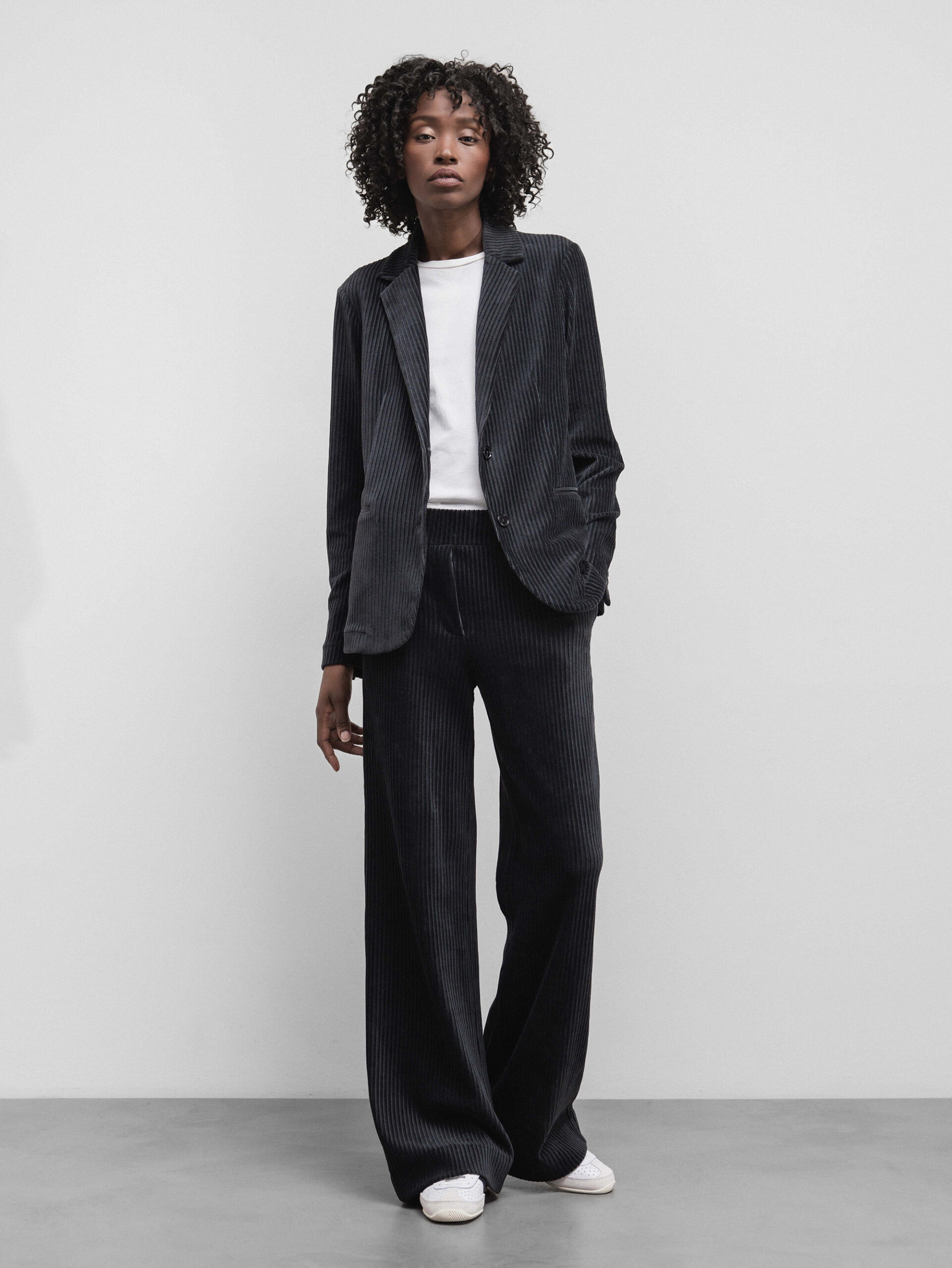 DANIELS Weite Cordhose Damen (ANTHRAZIT)