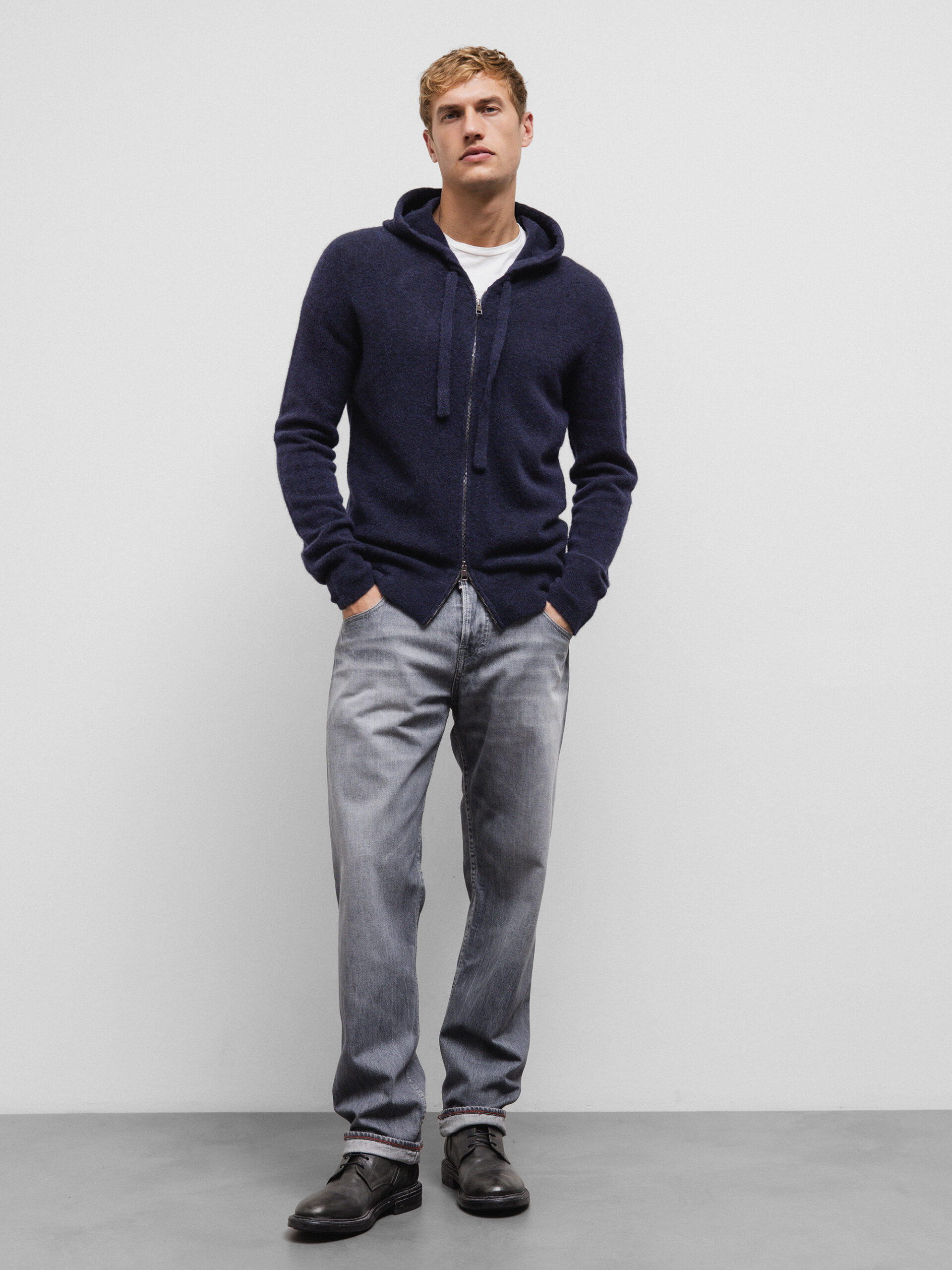 LE TEMPS DES CERISES Loose Fit Jeans Herren (0003 GREY USED)