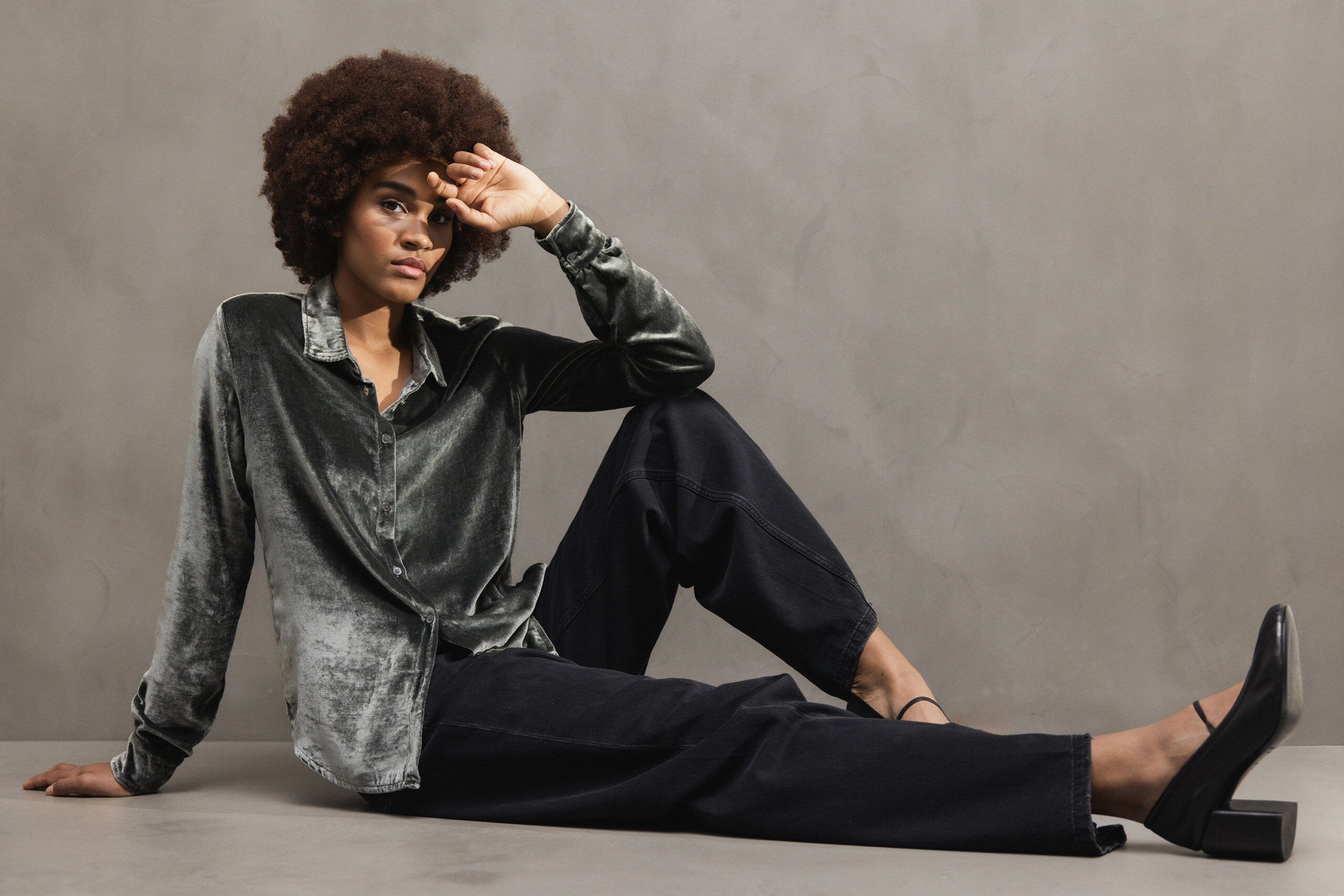 DANIELS Samtbluse Damen (FERRO 4331)