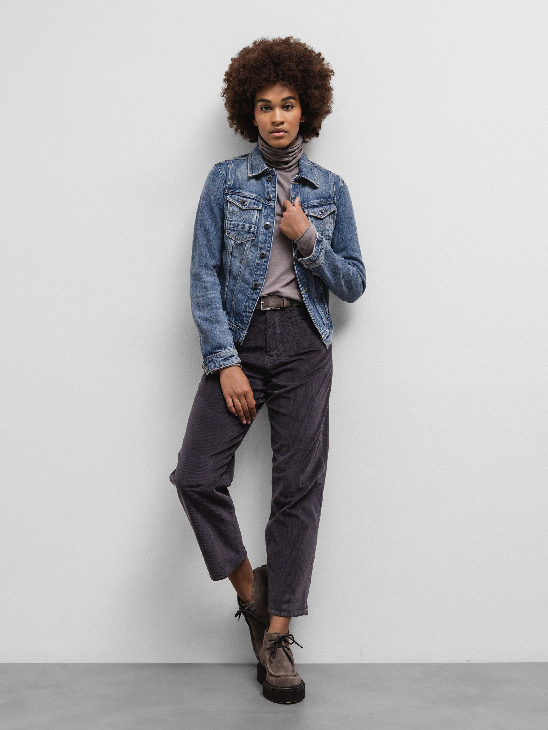 HERRLICHER Cordhose Damen (435 VINT BLACK)