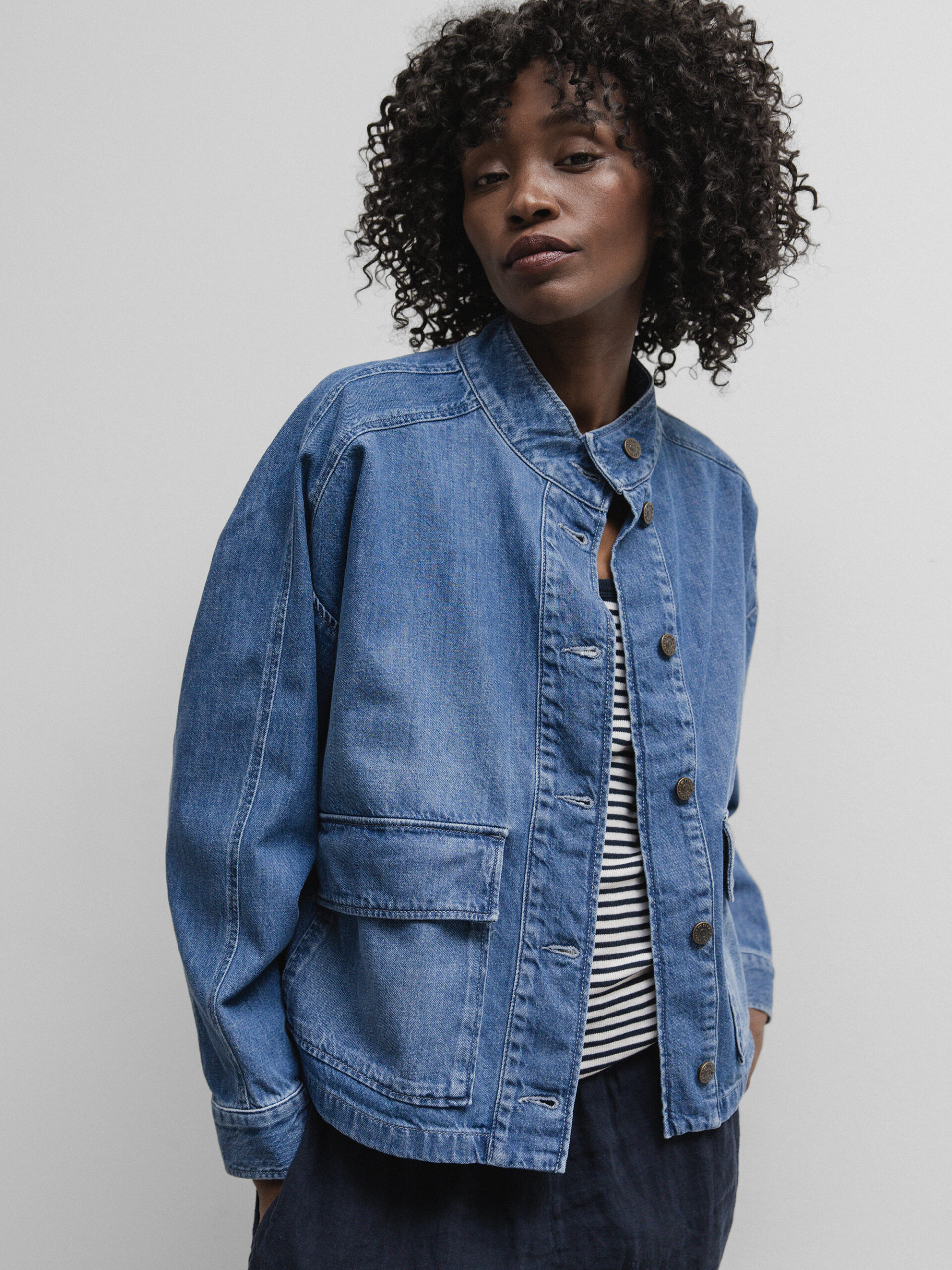 Jeansjacke von GANG 7865 MID BLUE online shoppen – DANIELS