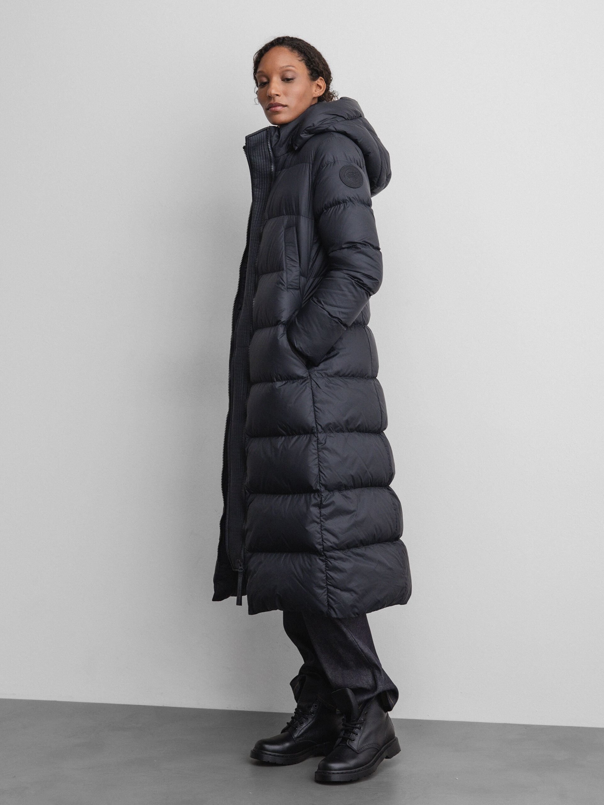 CANADA GOOSE Langer Daunenmantel Damen (61 BLACK)