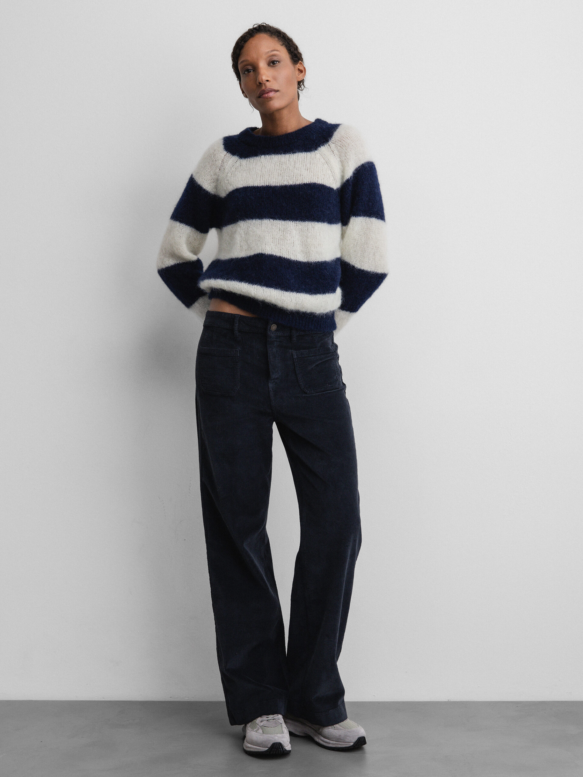 DAWN Cordhose aus Baumwolle Damen (225 DK BLUE)