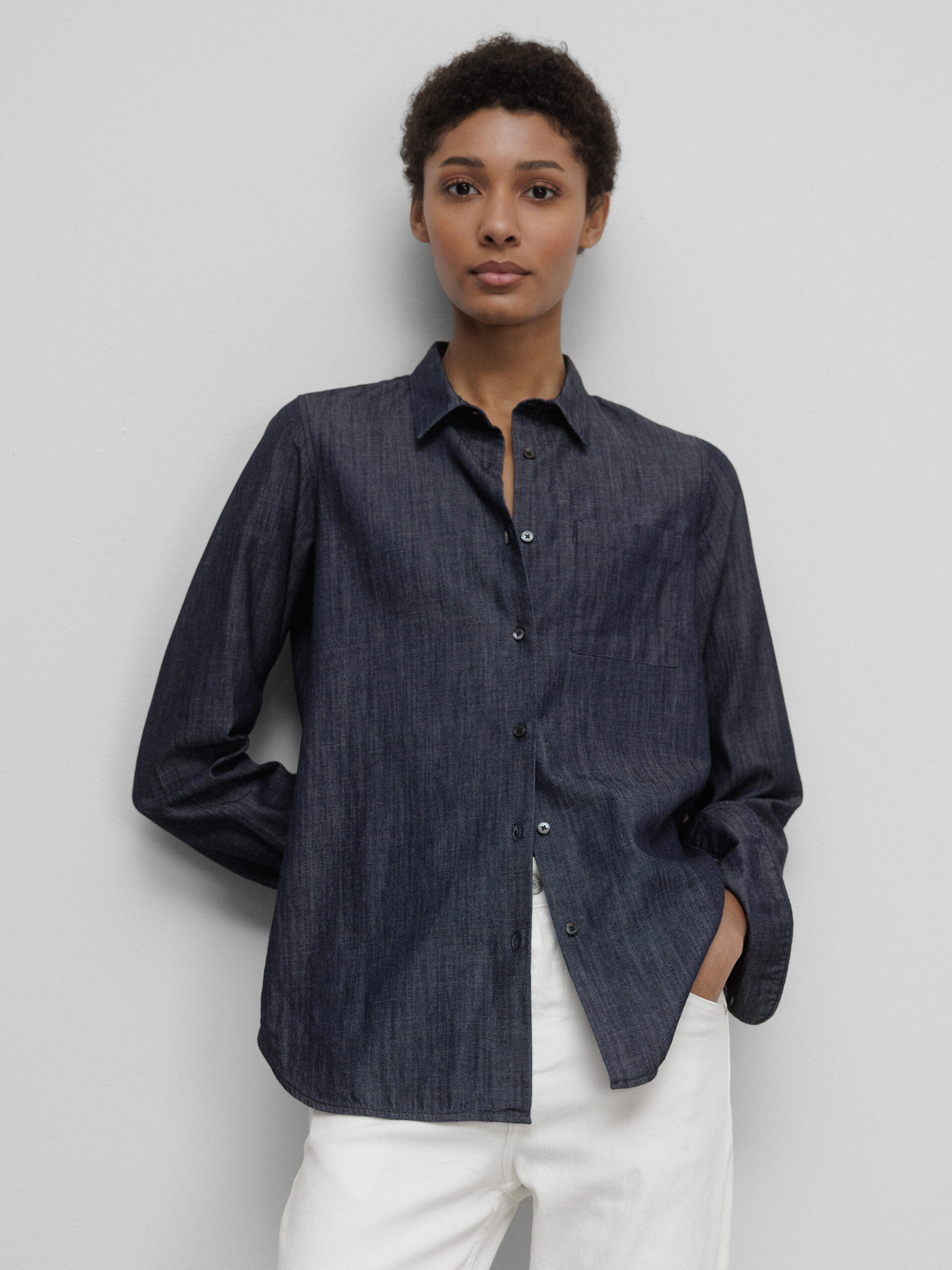 DANIELS Jeansbluse aus Bio-Baumwolle Damen (RAW)