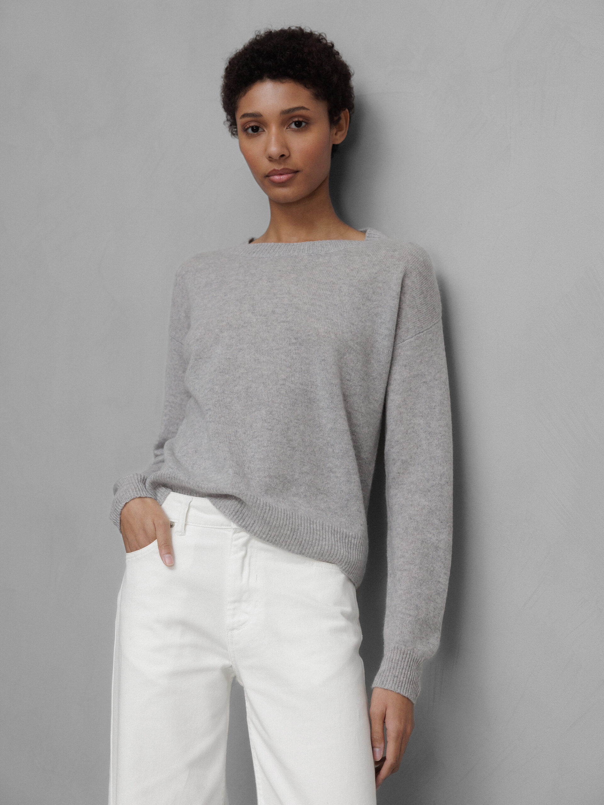 DANIELS Pullover aus Cashmere Damen (SILBER H1001)