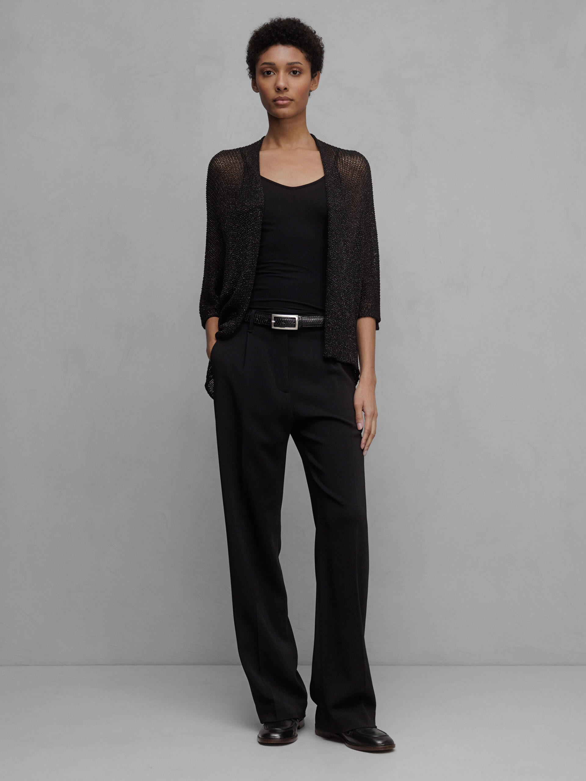 NINE IN THE MORNING Weite Hose Damen (NERO)