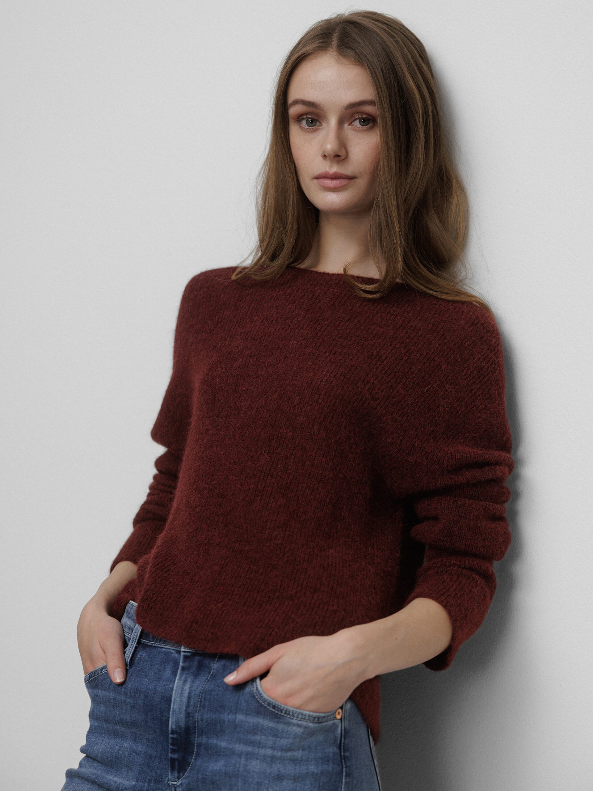 DRYKORN Pullover Damen (5104 BORDEAUX)