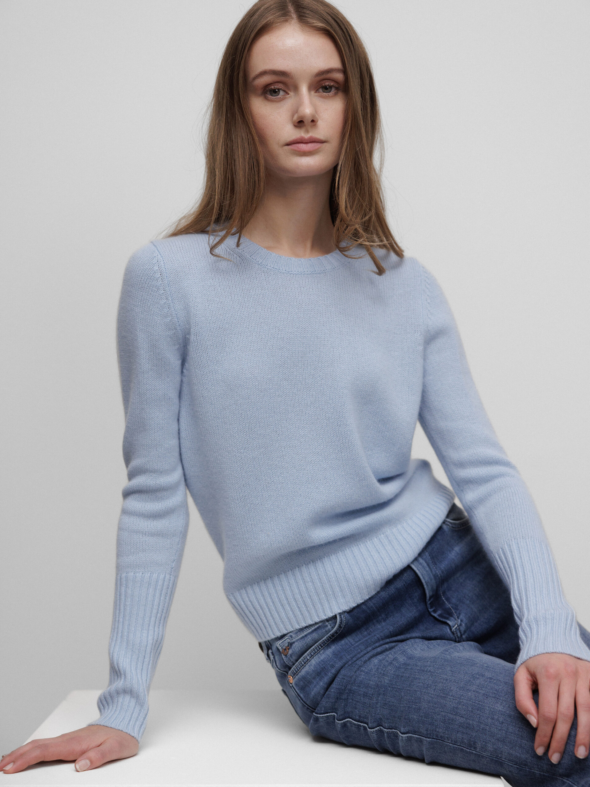 ALLUDE Pullover aus Cashmere Damen (11 SKY)
