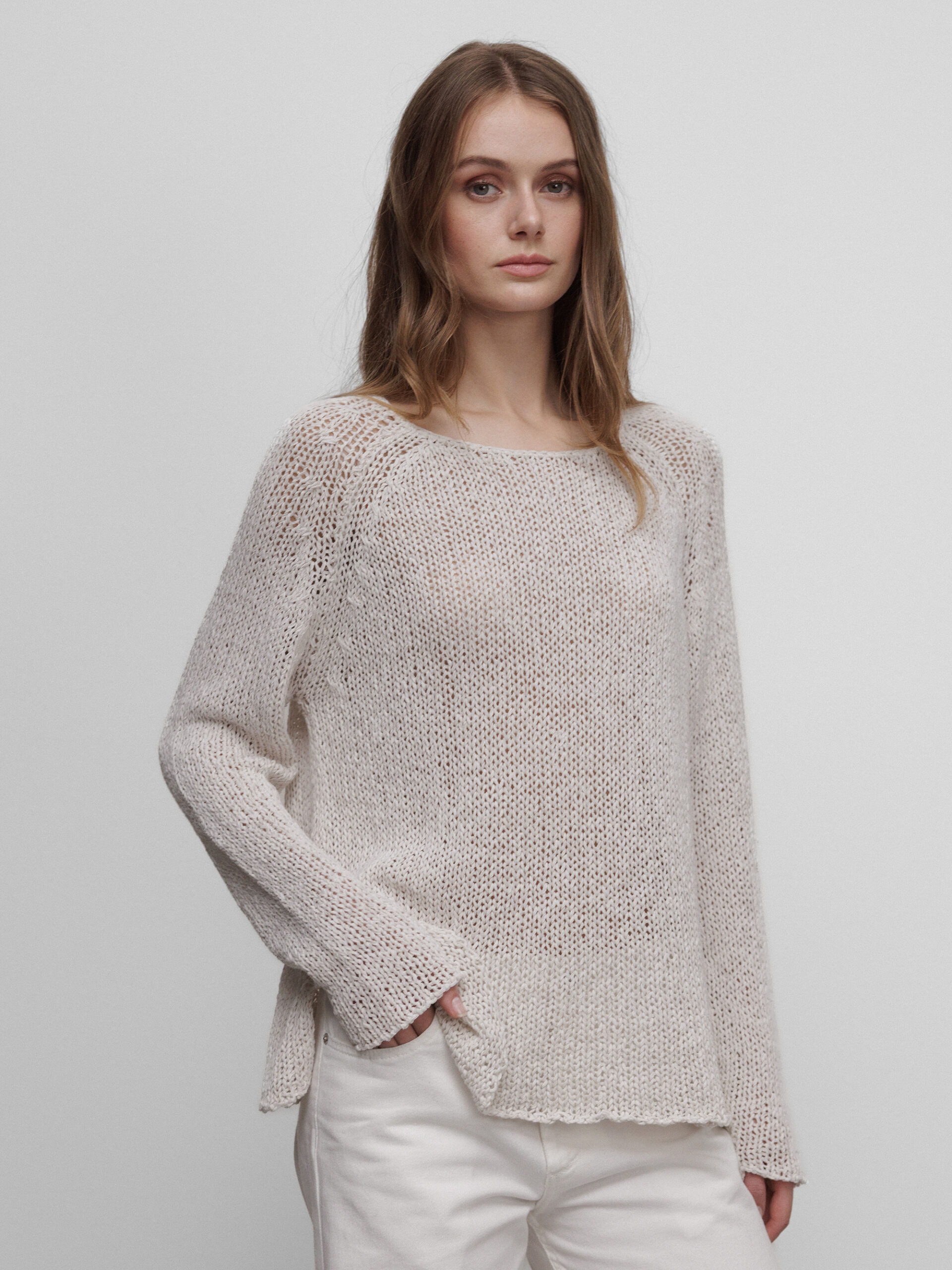 DANIELS Pullover aus Baumwolle Damen (BEIGE)