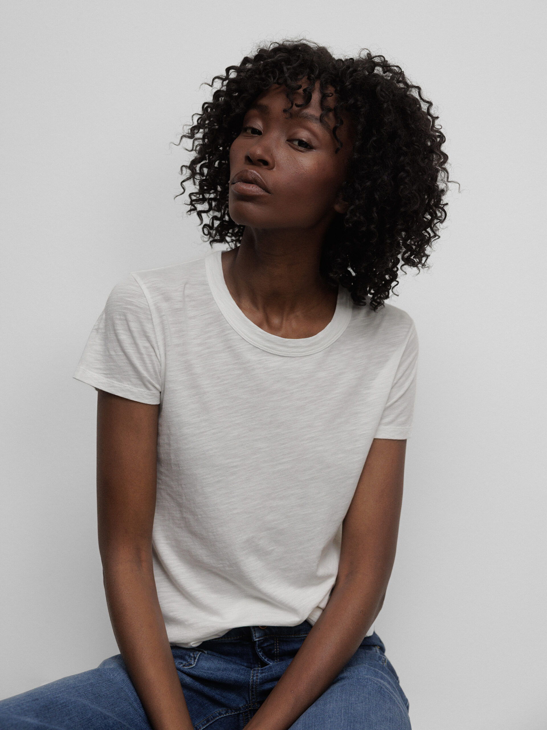 DANIELS T-Shirt aus Baumwolle Damen (WEISS REAC)