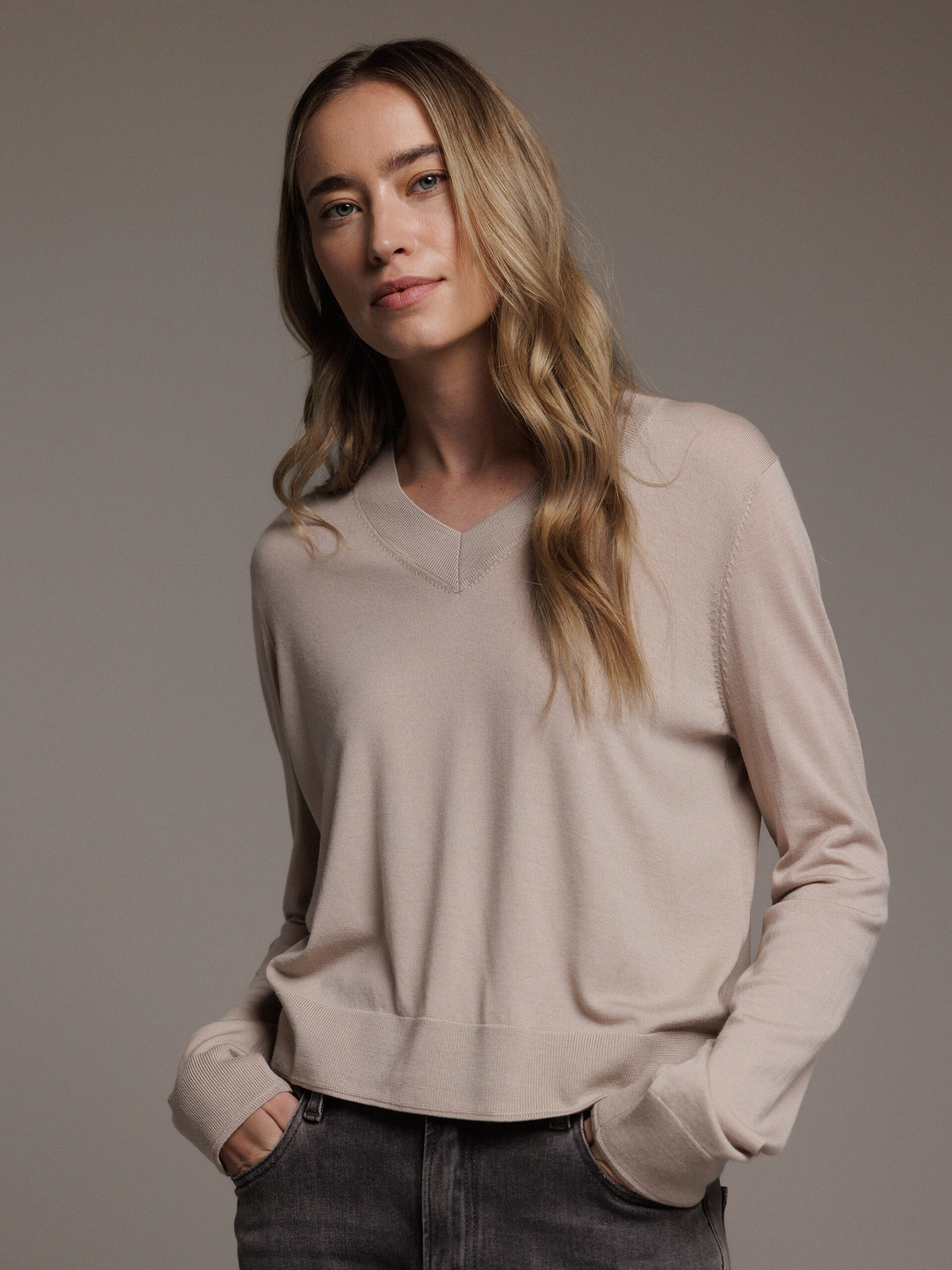 DANIELS Pullover aus Merinowolle Damen (BEIGE 211781)