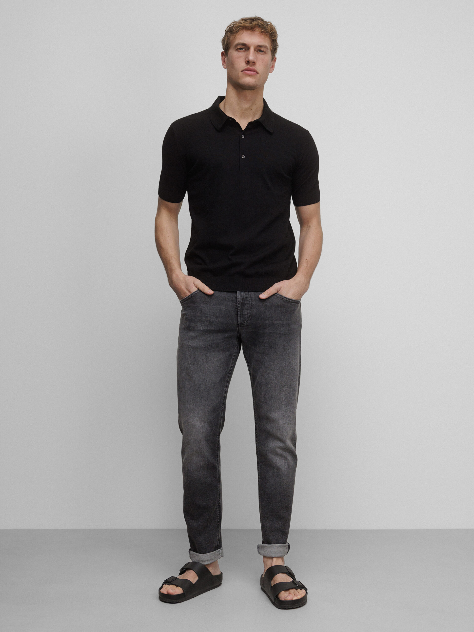 UNIFORM Regular Fit Jeans Herren (BLACK USED)