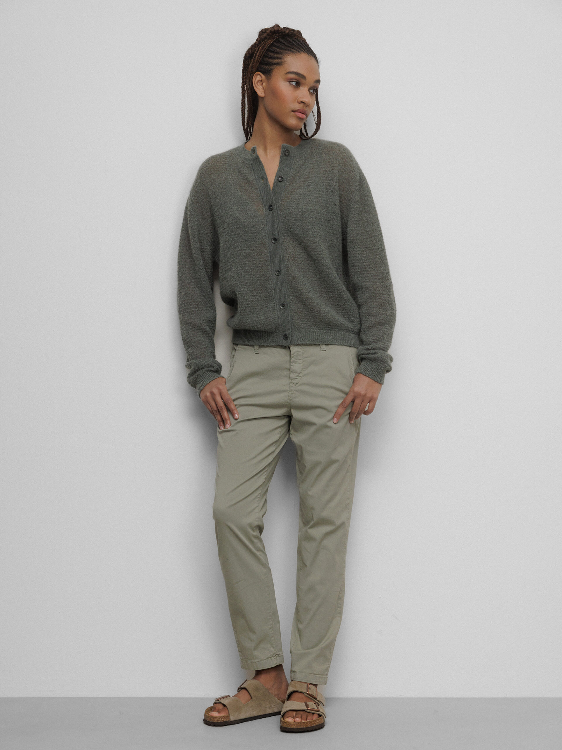 MAC Chinohose Damen (343 DRIED ROSEMARY PPT)